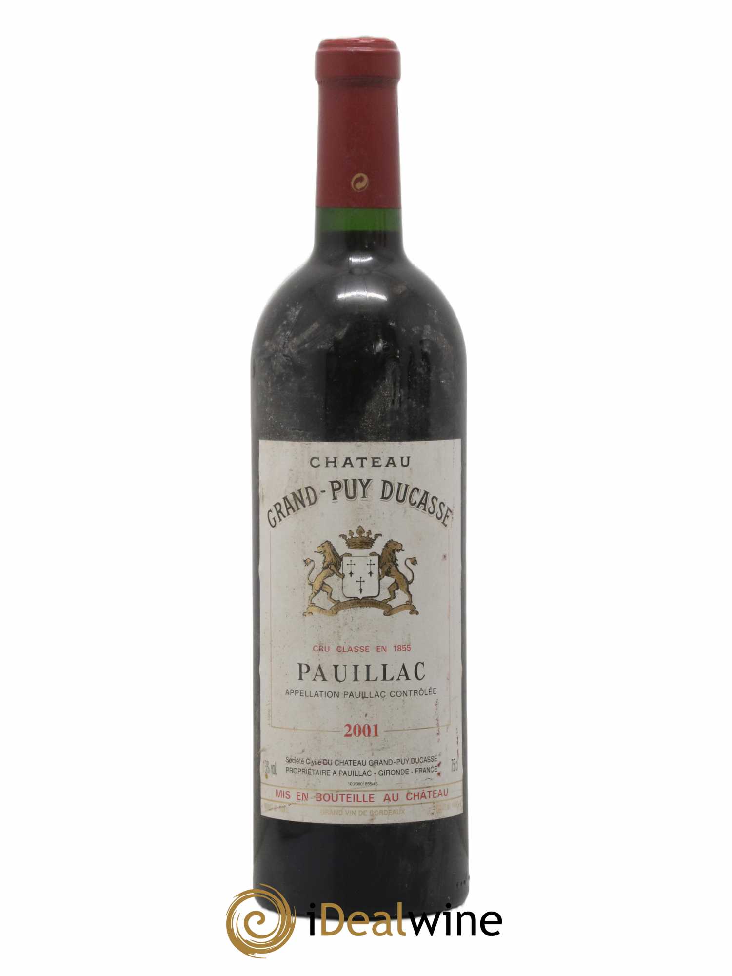 Château Grand Puy Ducasse 5ème Grand Cru Classé 2001 - Lot de 1 bouteille - 0