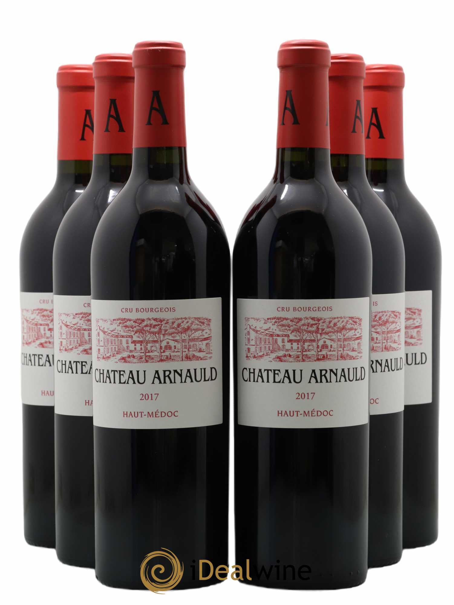 Château Arnauld Cru Bourgeois 2017 - Lot de 6 bouteilles - 0