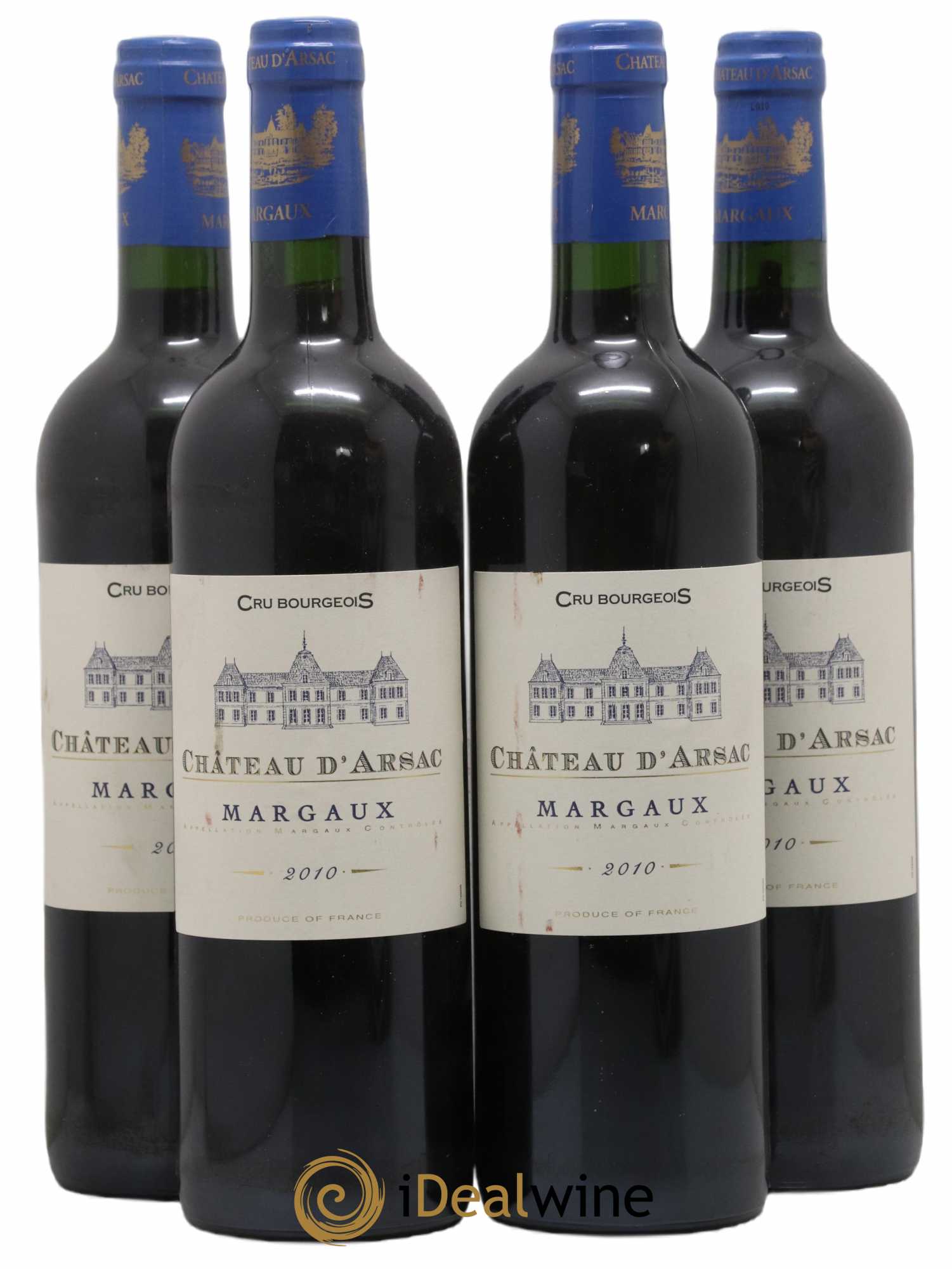 Château d' Arsac Cru Bourgeois 2010 - Lot de 4 bouteilles - 0
