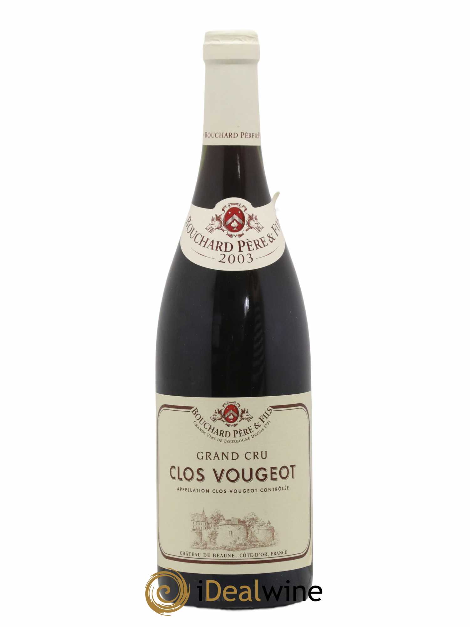 Clos de Vougeot Grand Cru Bouchard Père & Fils 2003 - Lot de 1 bouteille - 0