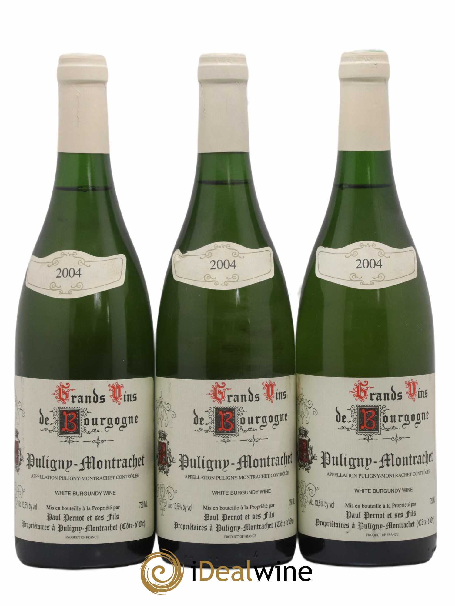 Puligny-Montrachet Pernot 2004 - Lot de 3 bouteilles - 0