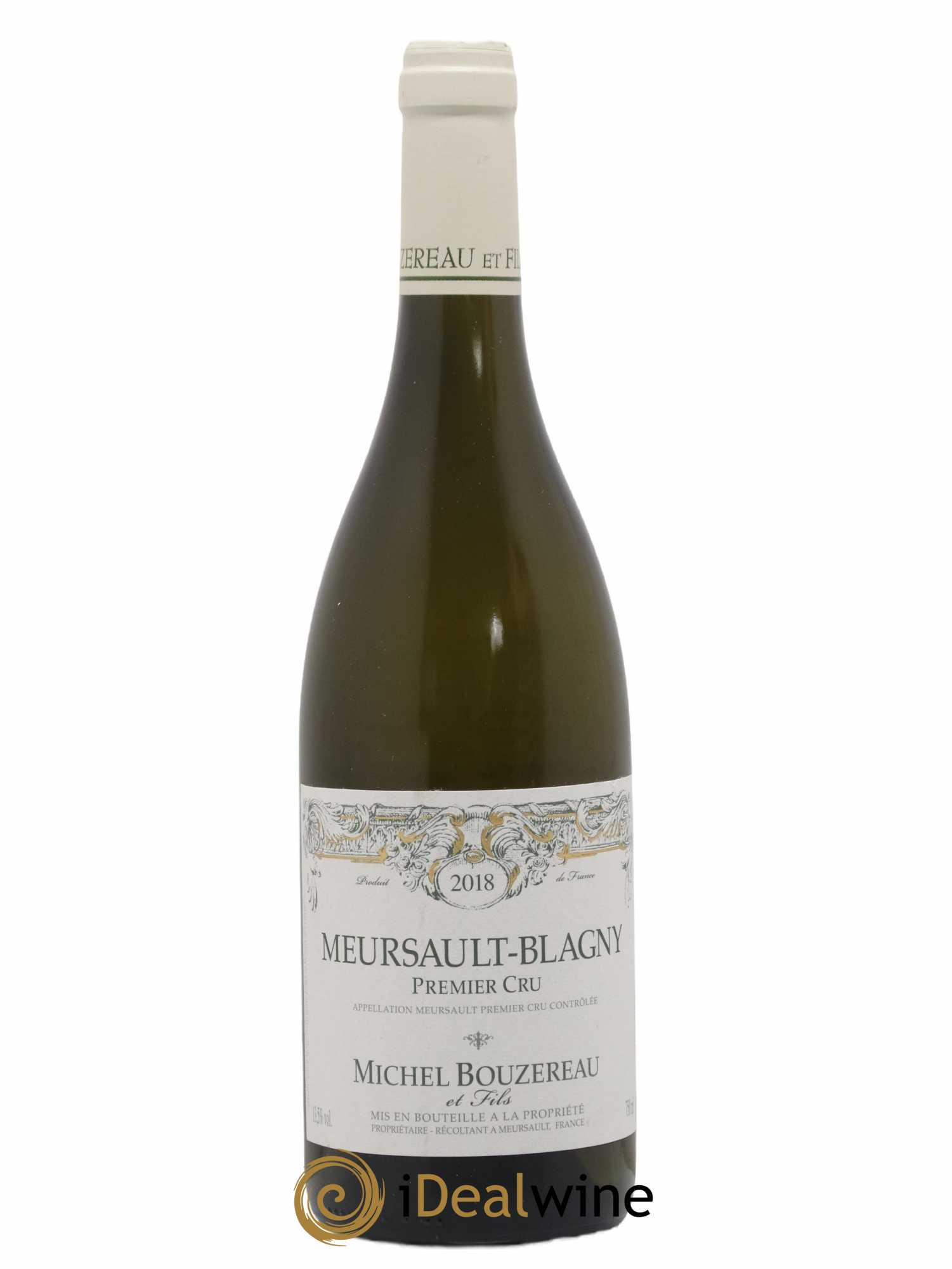 Meursault 1er Cru Blagny Michel Bouzereau et Fils (Domaine) 2018 - Lot de 1 bouteille - 0