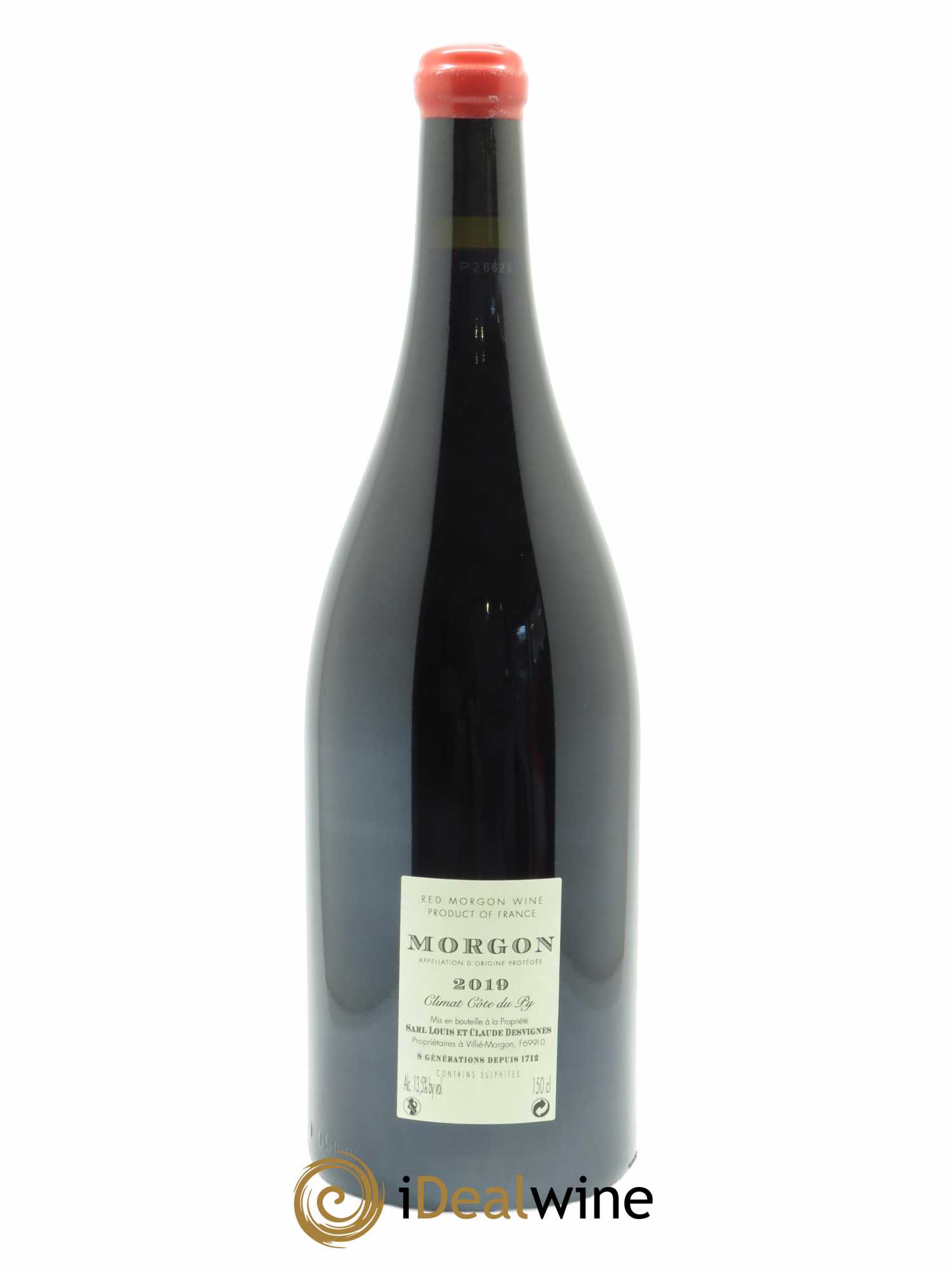 Morgon Côte du Py Louis-Claude Desvignes 2019 - Lot de 1 magnum - 1