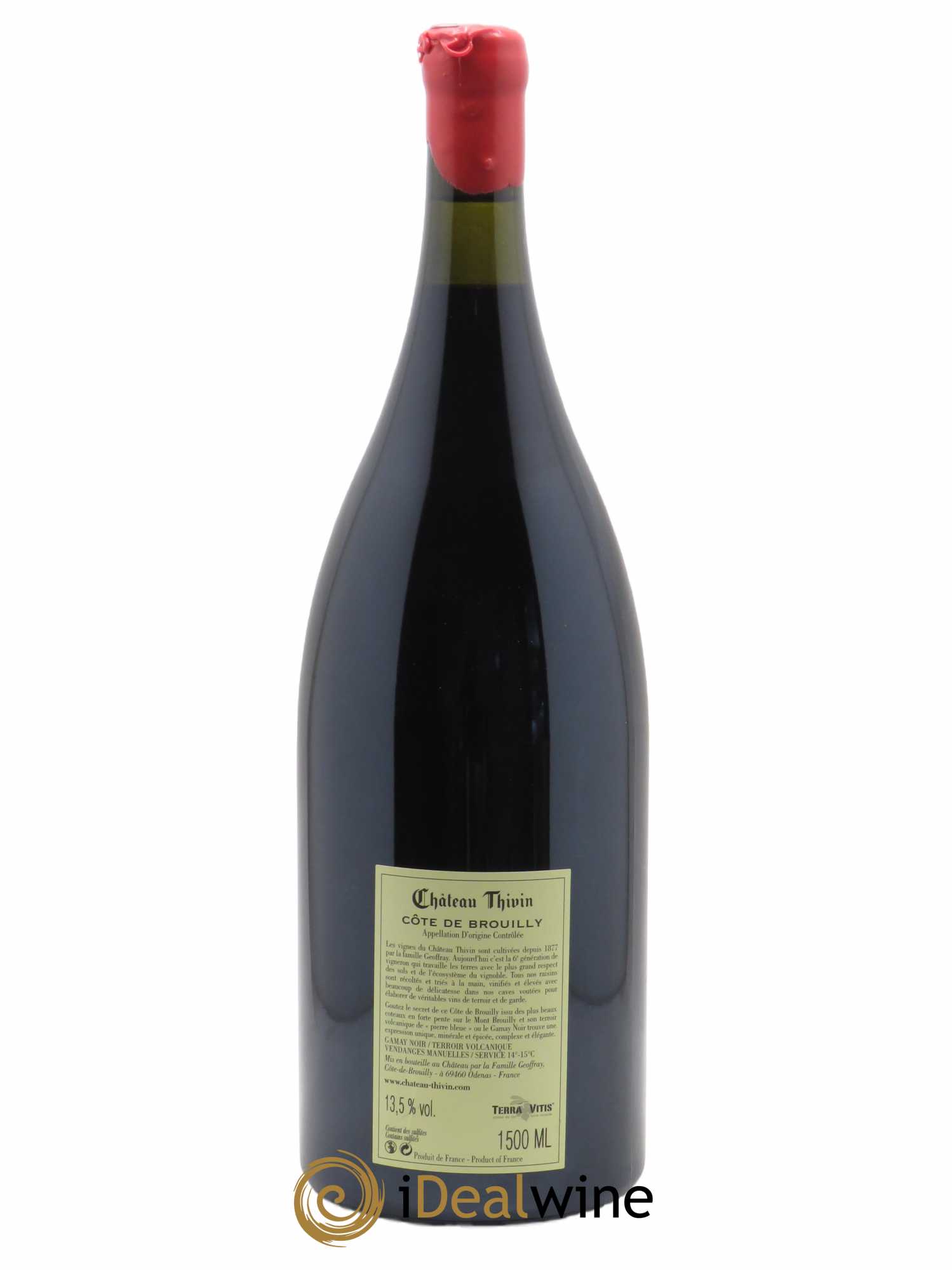 Côte de Brouilly Les 7 Vignes Château Thivin  2018 - Lot of 1 magnum - 1