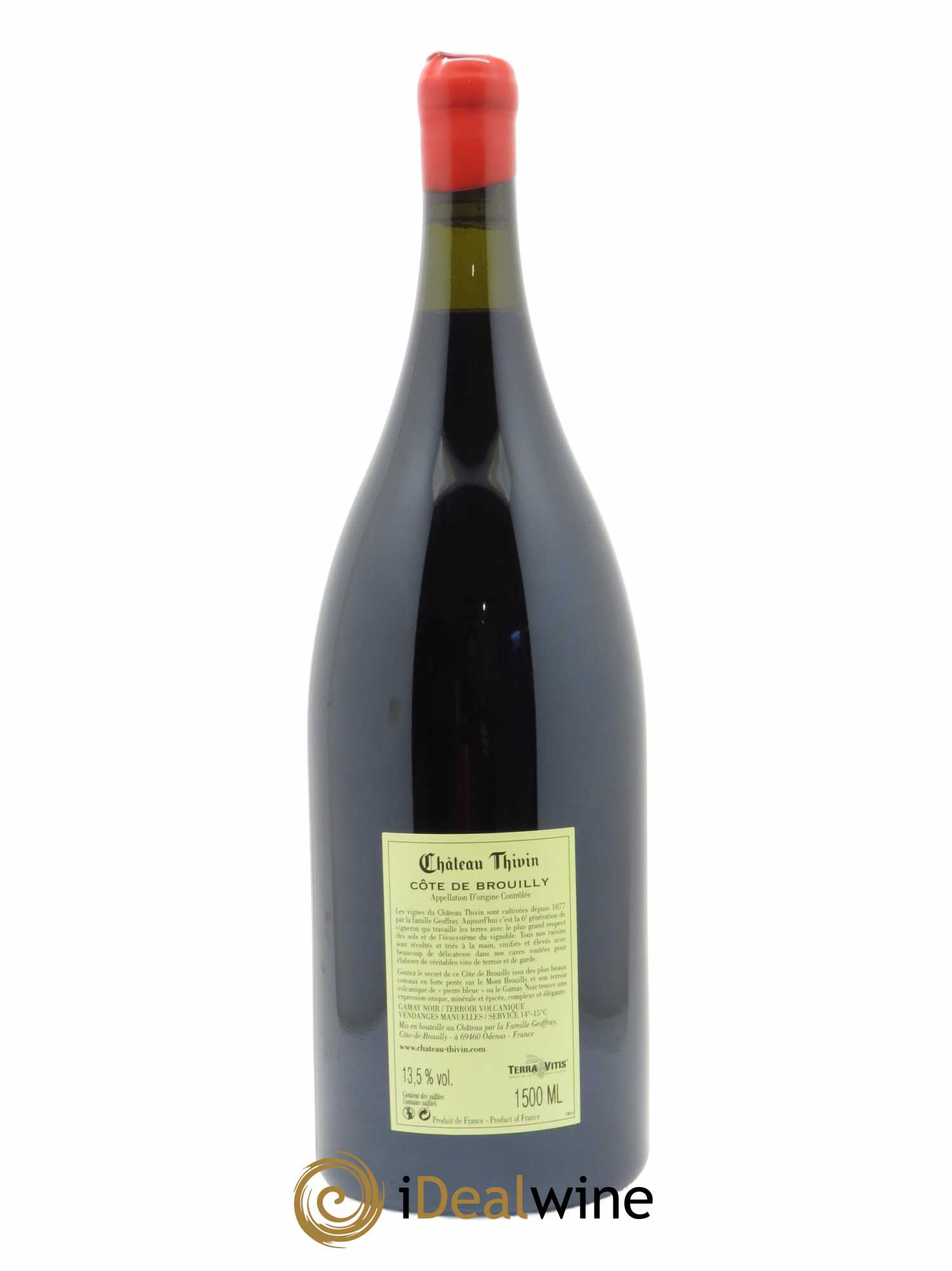 Côte de Brouilly Cuvée Zaccharie Château Thivin 2018 - Lot de 1 magnum - 1