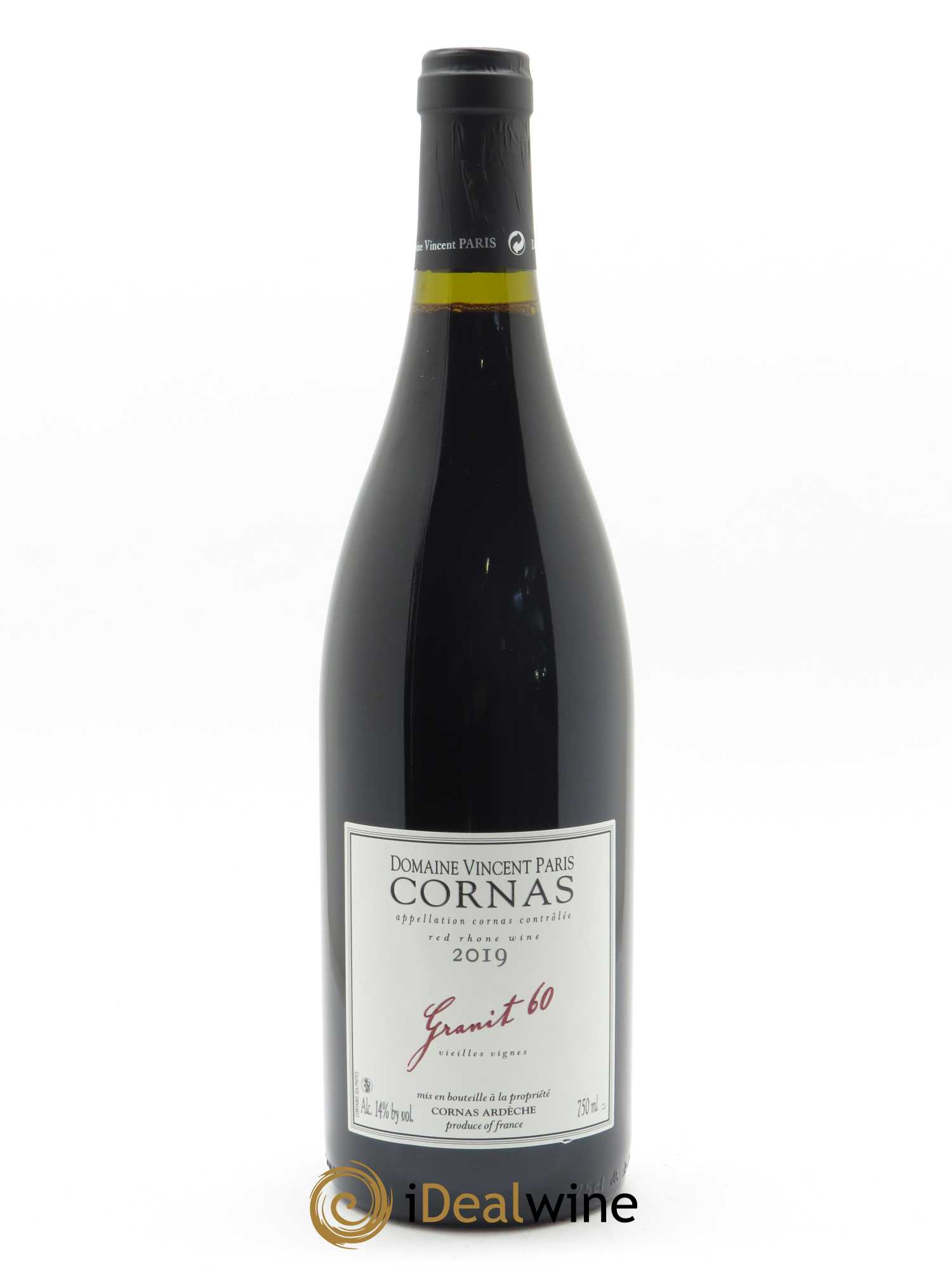 Cornas Granit 60 Vieilles Vignes Vincent Paris 2019 - Lot de 1 bouteille - 0