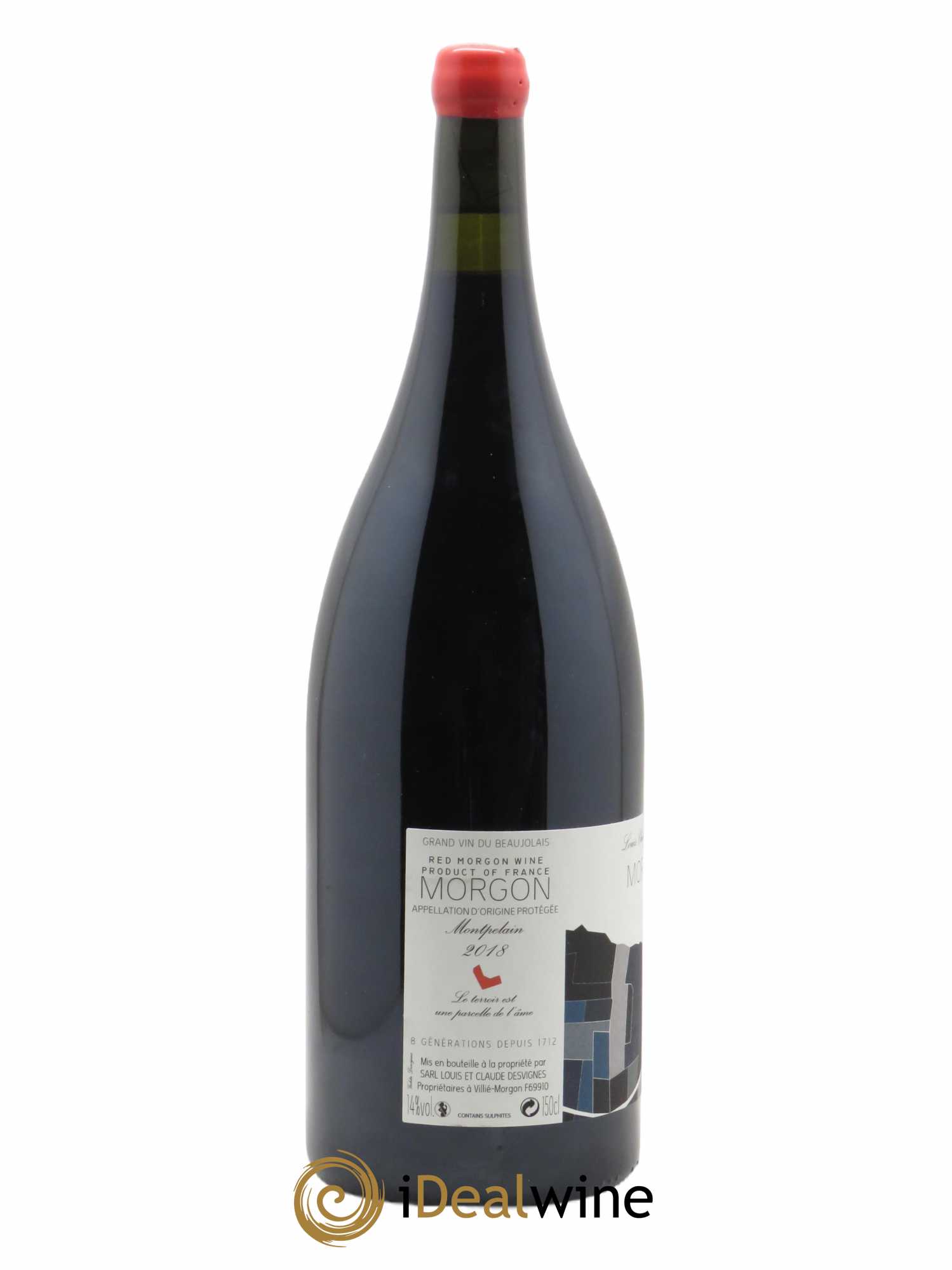 Morgon Montpelain Louis-Claude Desvignes 2018 - Lot of 1 magnum - 1