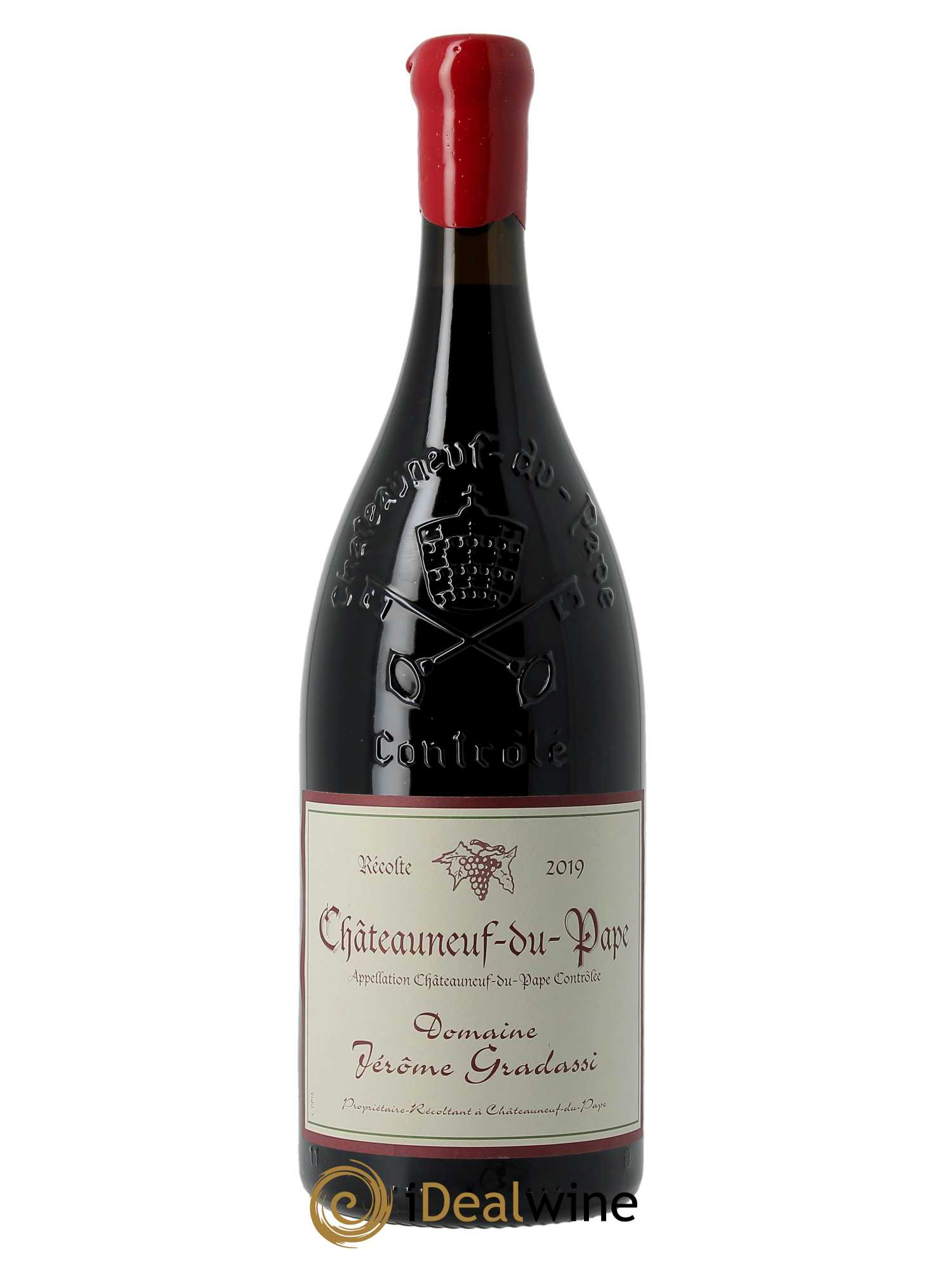 Châteauneuf-du-Pape Jérôme Gradassi 2019 - Lot of 1 magnum - 0