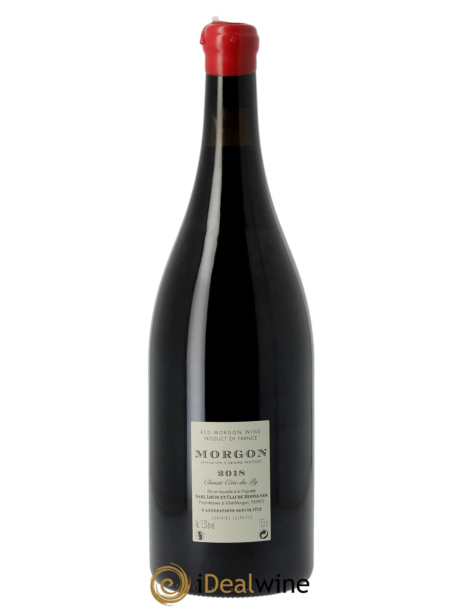Morgon Côte de Py Javernières Louis-Claude Desvignes 2018 - Lot de 1 magnum - 1