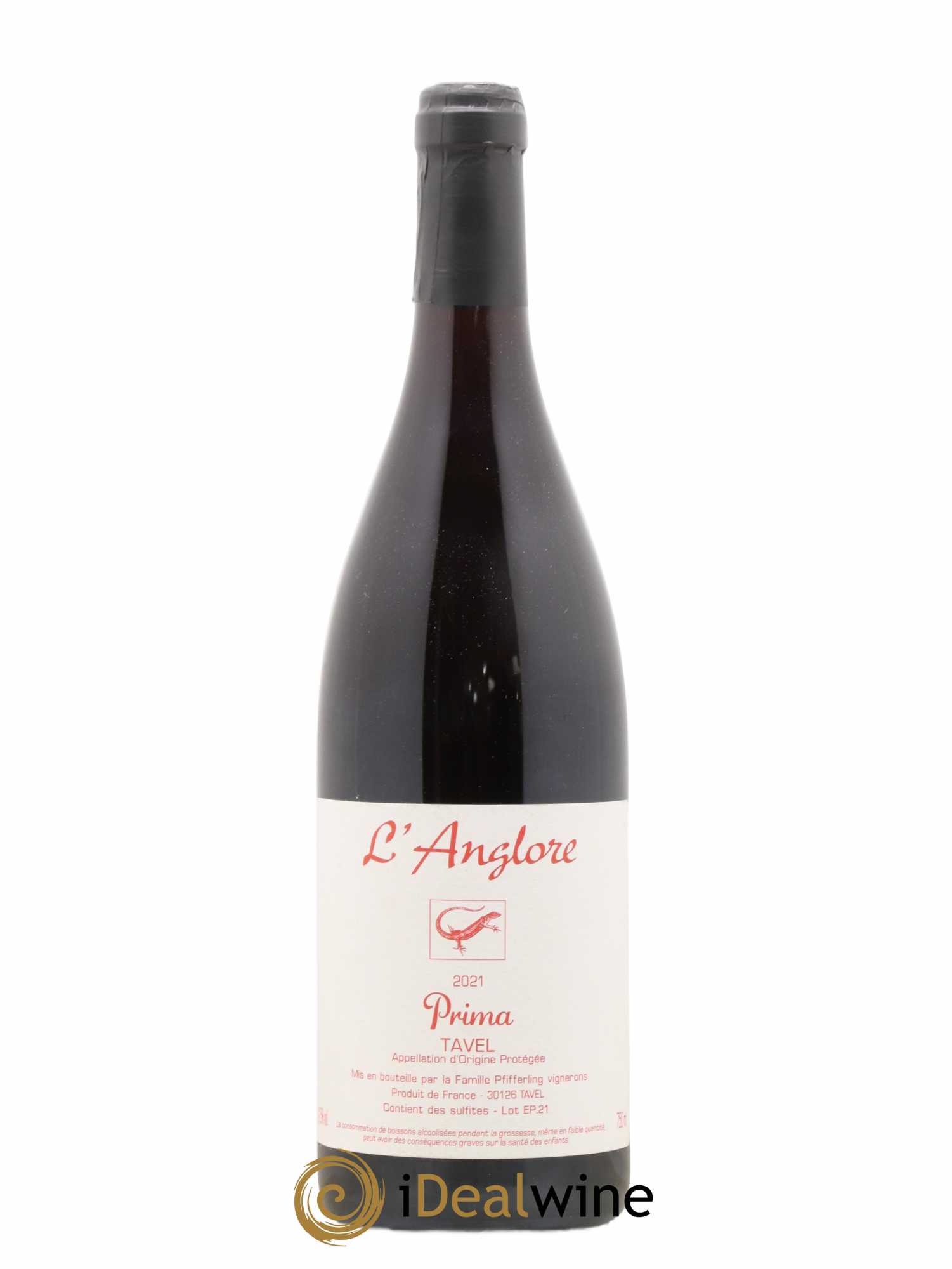 Tavel Prima L'Anglore 2021 - Lot de 1 bouteille - 0