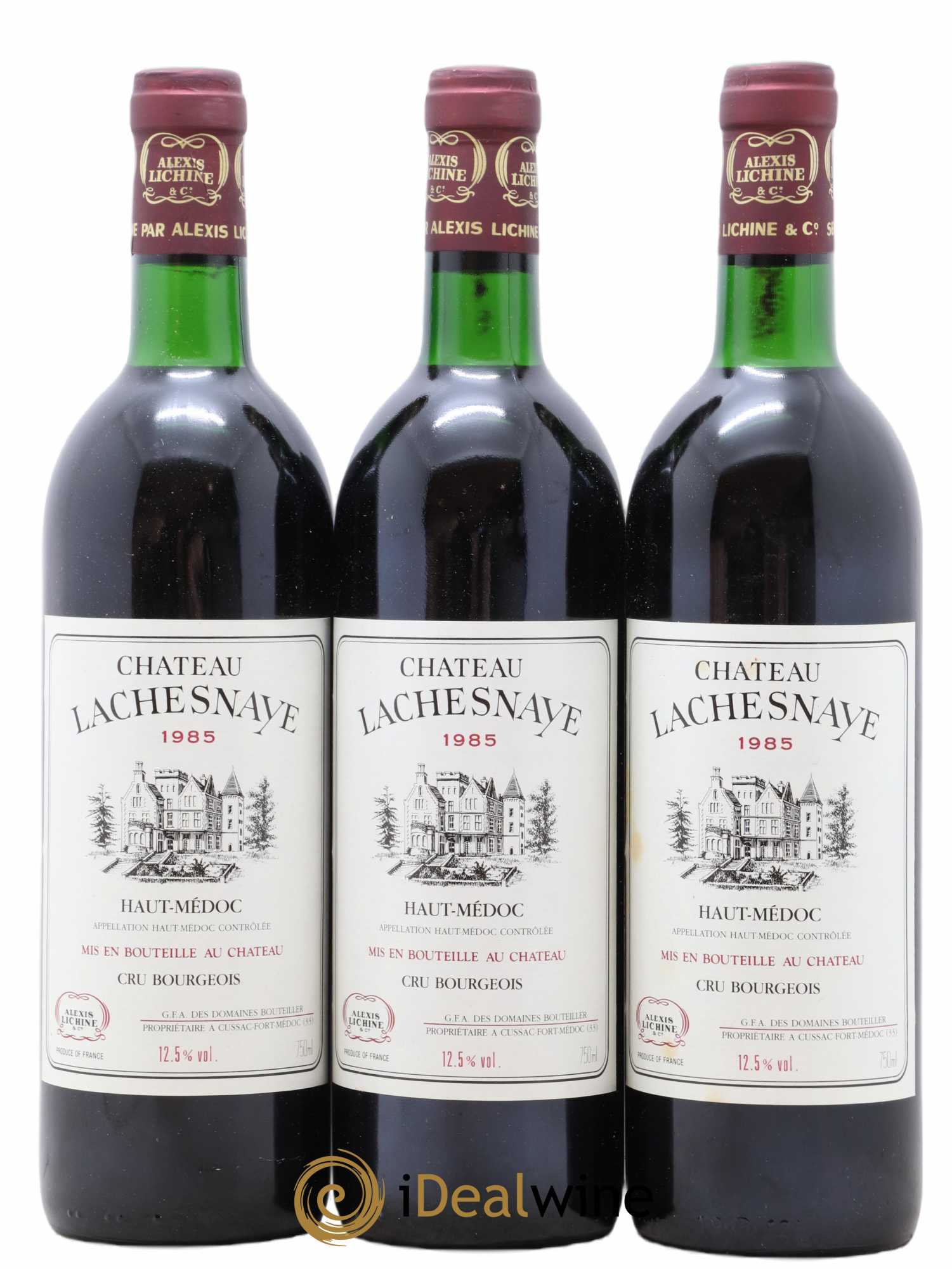 Château Lachesnaye Cru Bourgeois (sans prix de réserve) 1985 - Lot de 10 bouteilles - 1