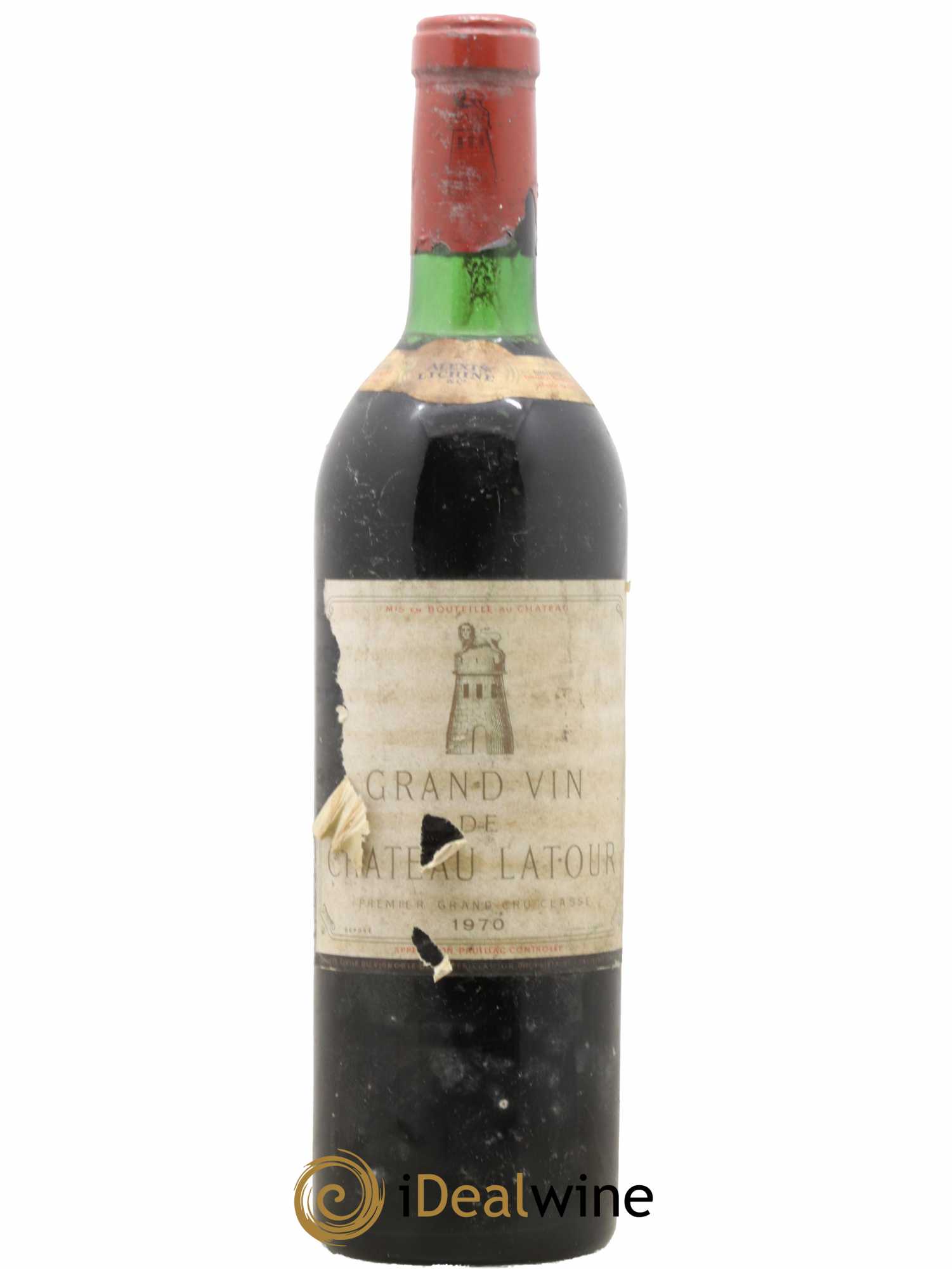 Château Latour 1er Grand Cru Classé 1970 - Lot de 1 bouteille - 0