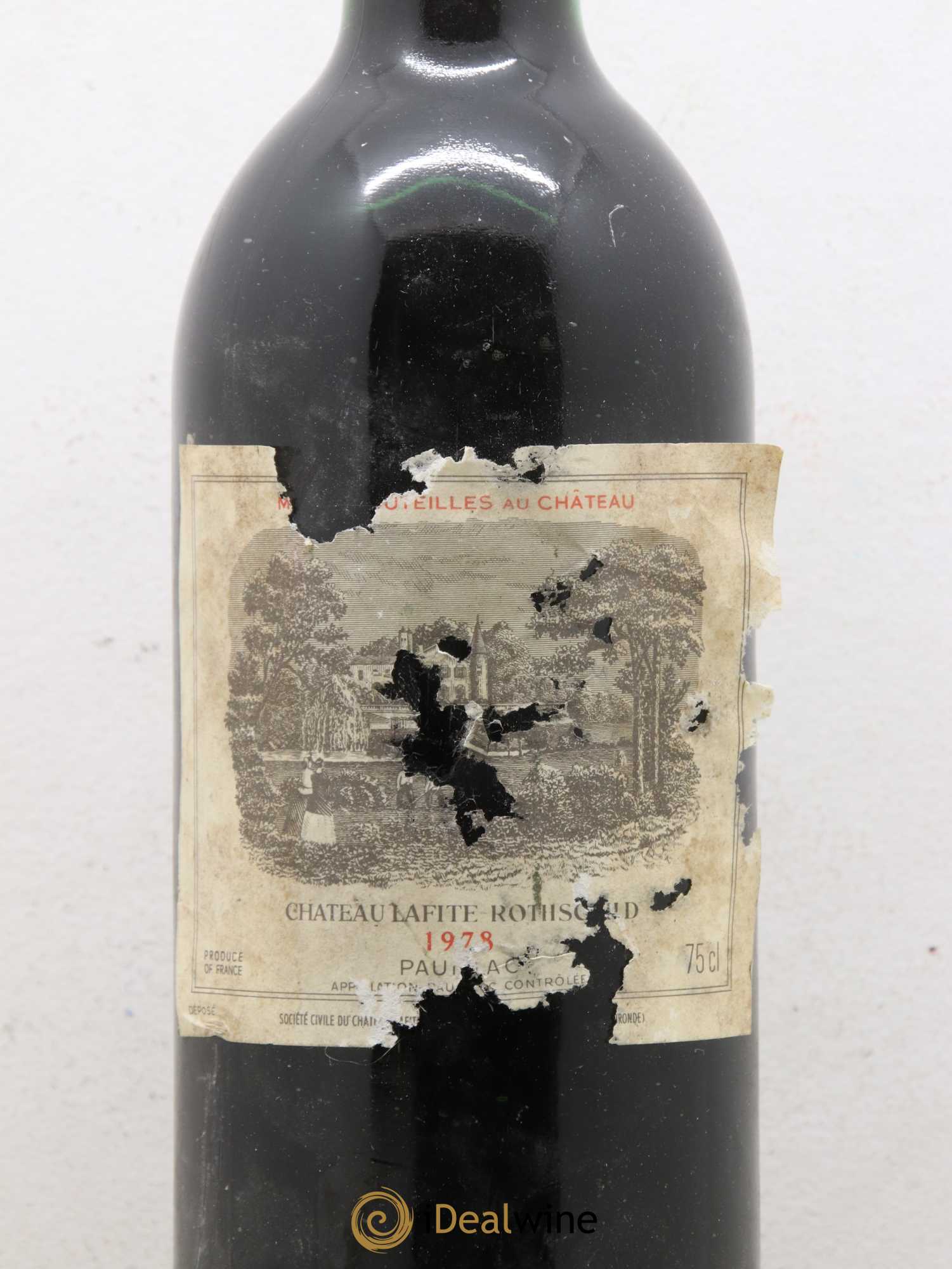 Château Lafite Rothschild 1er Grand Cru Classé 1978 - Lot de 1 bouteille - 1
