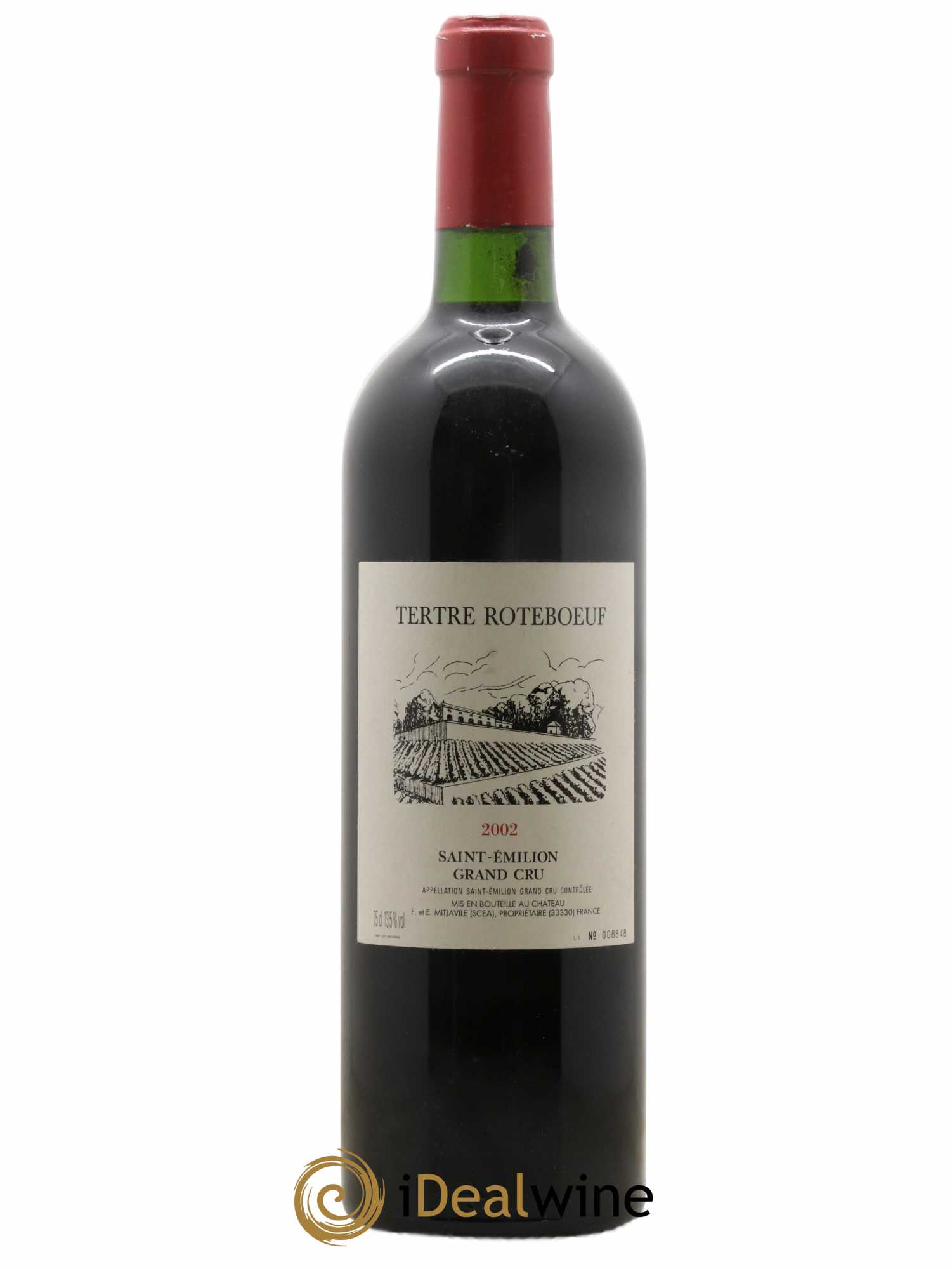 Château Tertre Roteboeuf 2002 - Lot de 1 bouteille - 0