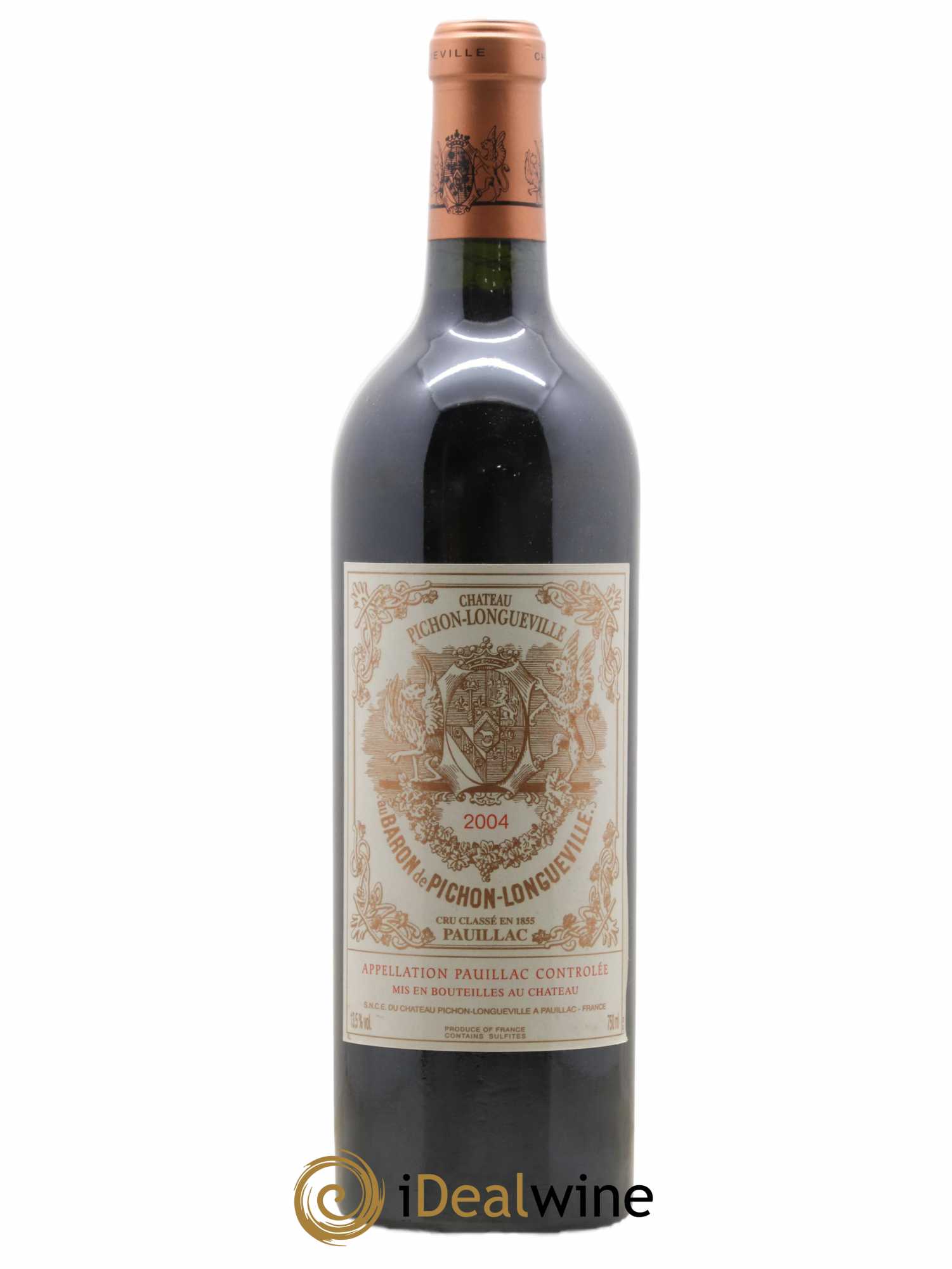Pichon Longueville Baron 2ème Grand Cru Classé 2004 - Lot de 1 bouteille - 0
