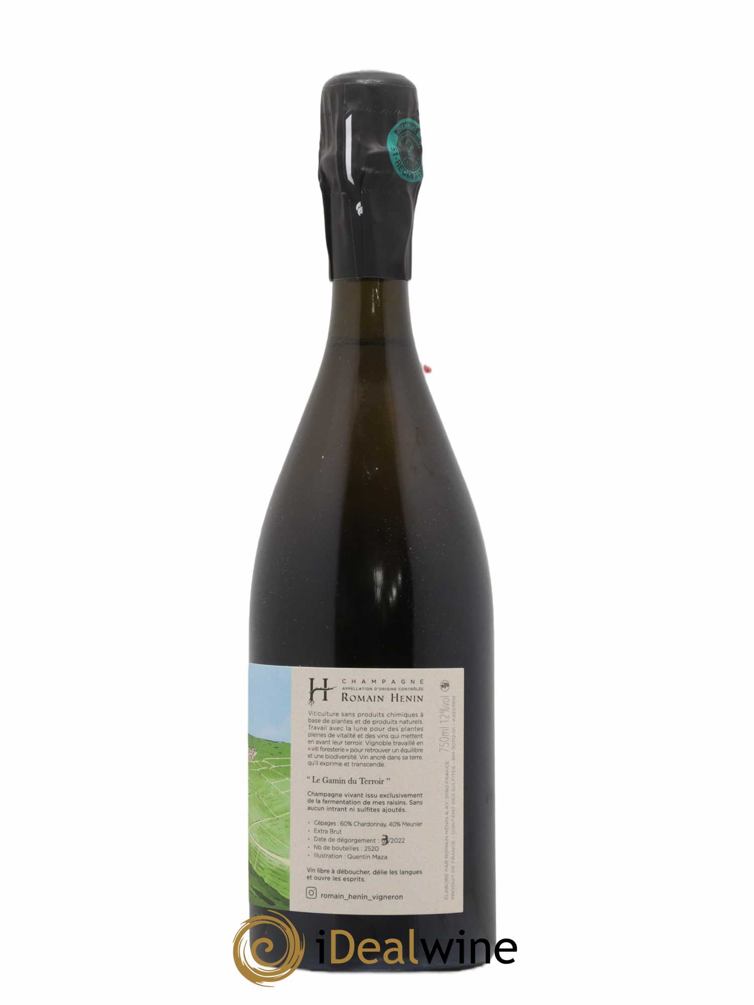 Gamin du Terroir Romain Henin Extra Brut  - Lot de 1 bouteille - 1