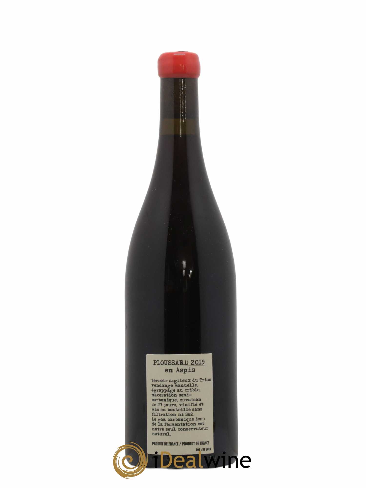 Arbois-Pupillin Ploussard En Aspis Adeline Houillon & Renaud Bruyère 2019 - Lotto di 1 bottiglia - 1