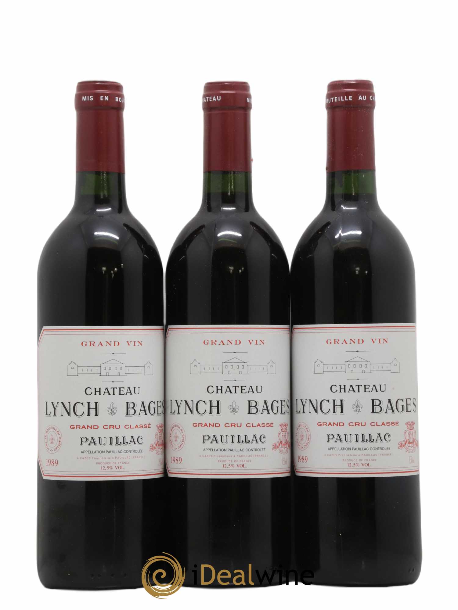 Château Lynch Bages 5ème Grand Cru Classé 1989 - Lot of 12 bottles - 1