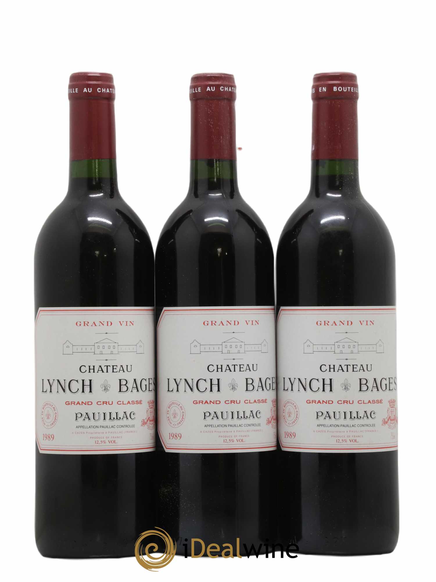 Château Lynch Bages 5ème Grand Cru Classé 1989 - Lot of 12 bottles - 2