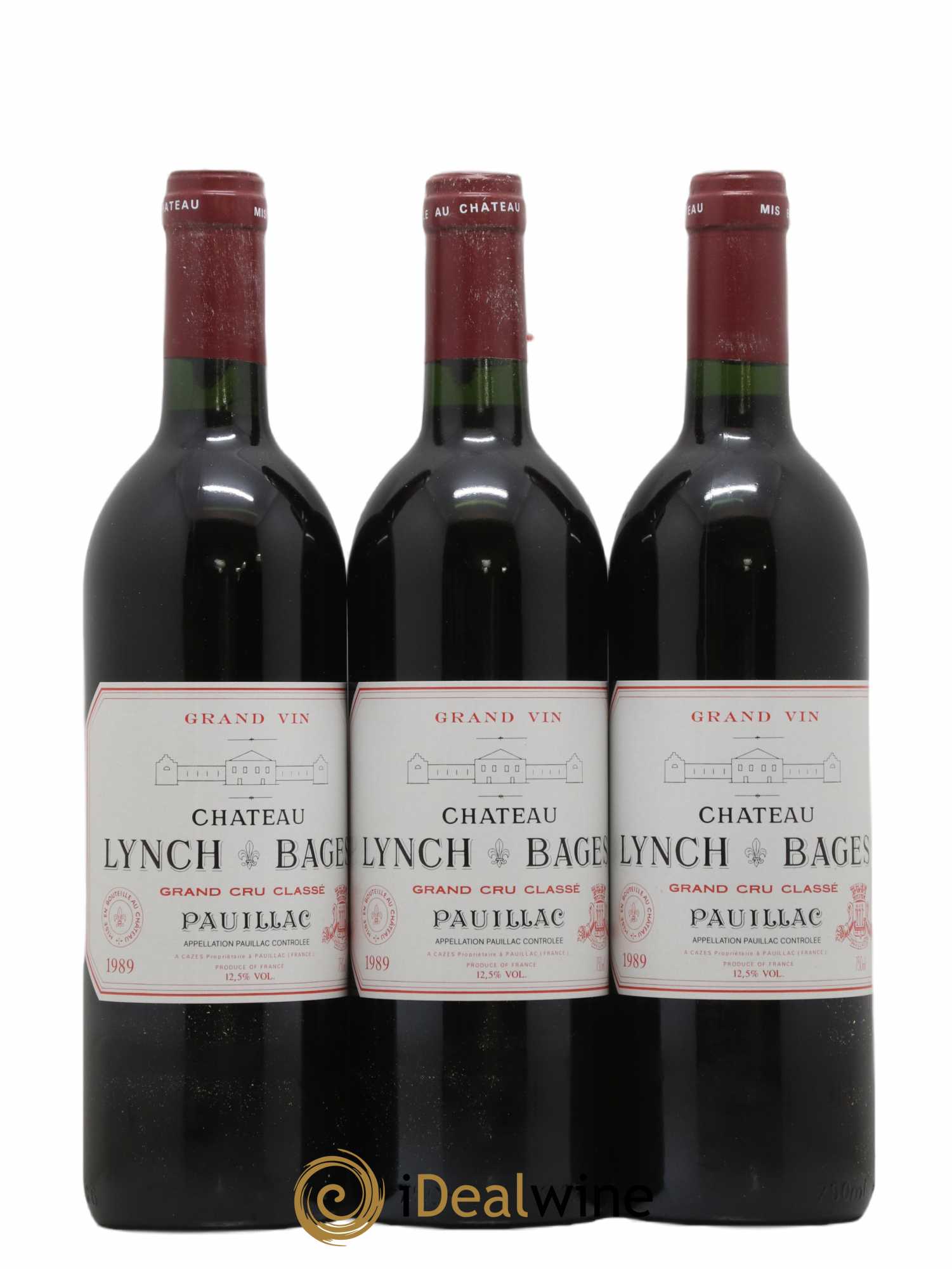 Château Lynch Bages 5ème Grand Cru Classé 1989 - Lot of 12 bottles - 4