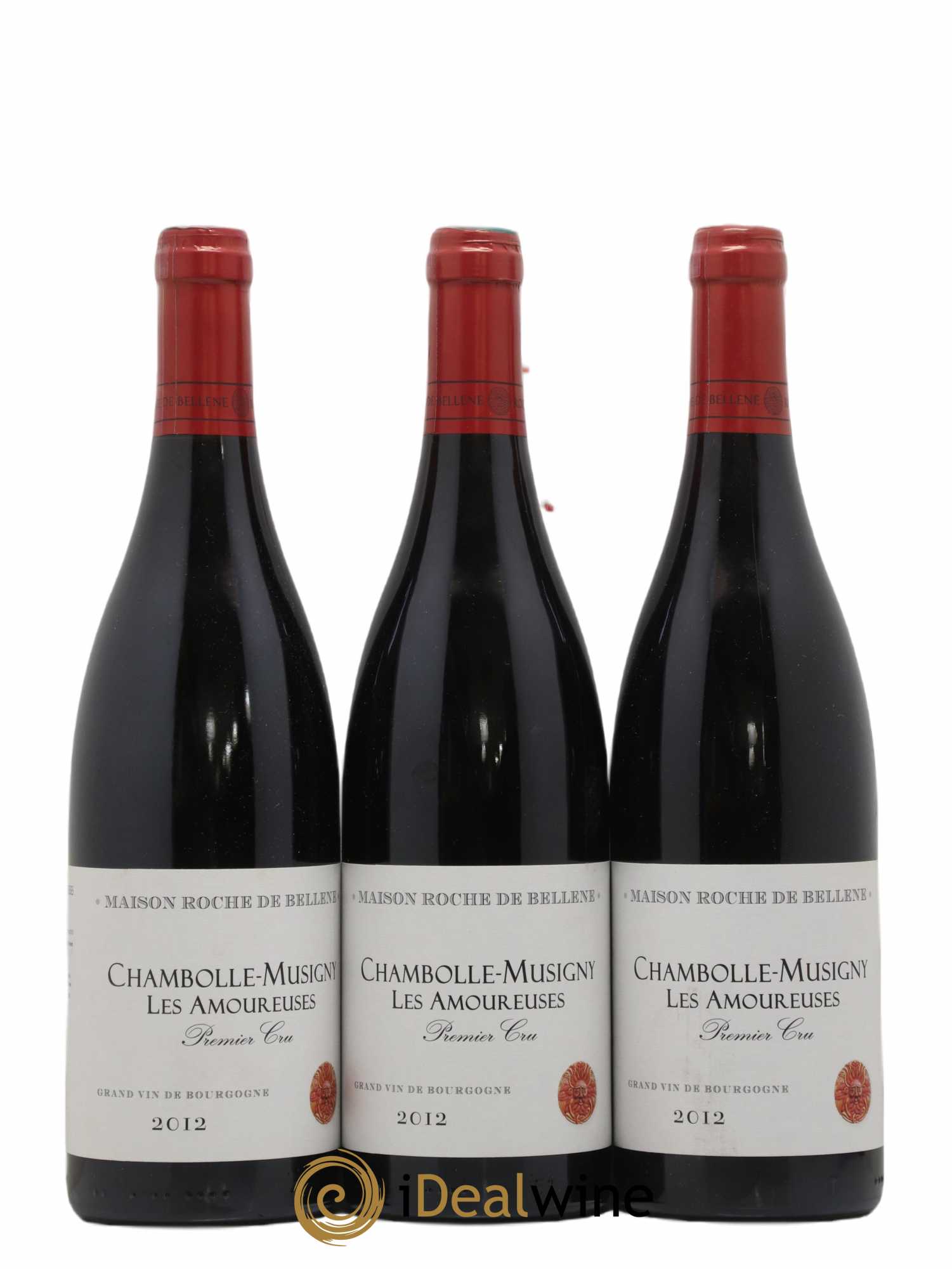 Chambolle-Musigny 1er Cru Les Amoureuses Maison Roche de Bellene 2012 - Lot de 3 bouteilles - 0
