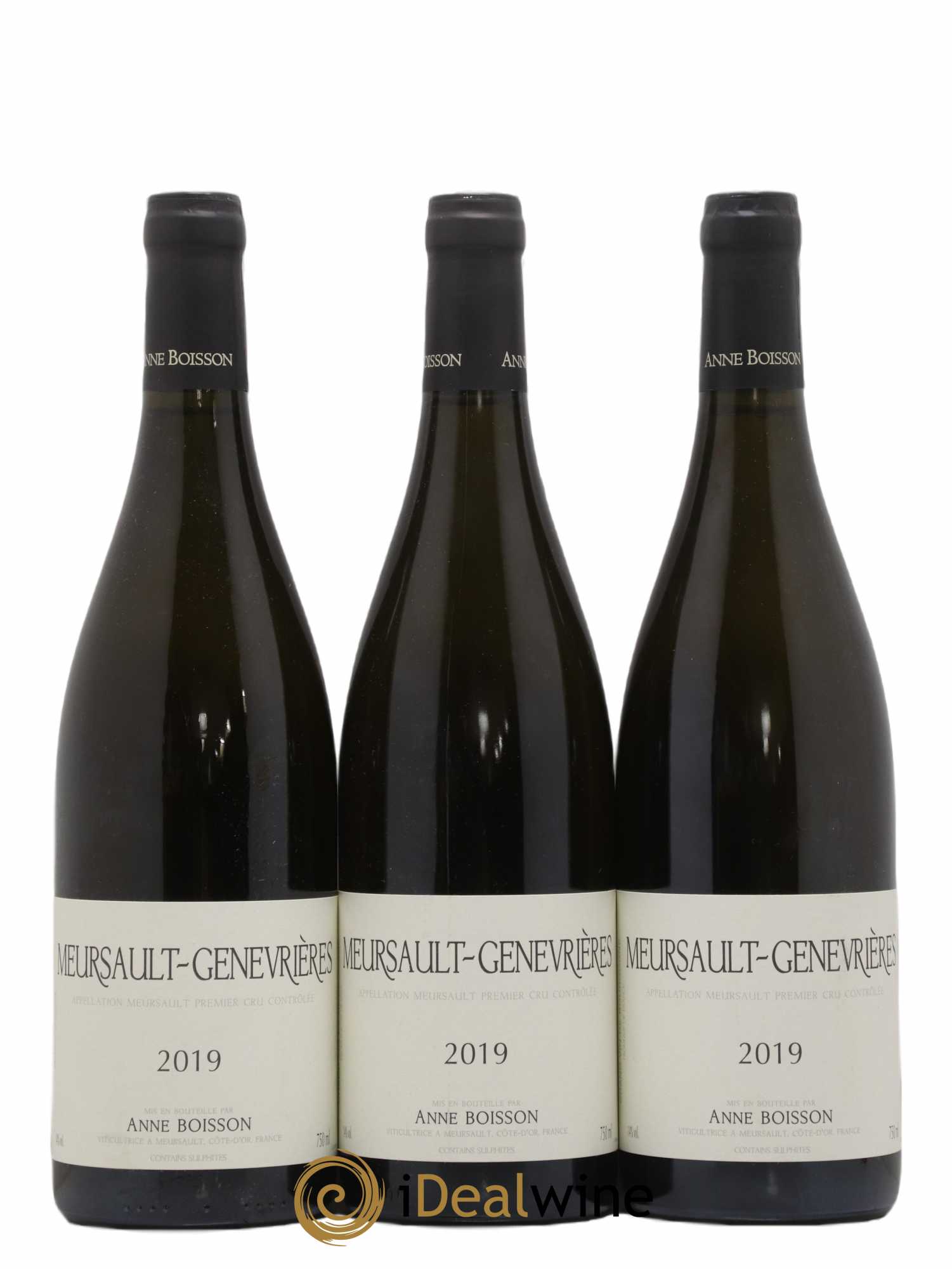 Meursault 1er Cru Genevrières Anne Boisson 2019 - Lot de 3 bouteilles - 0