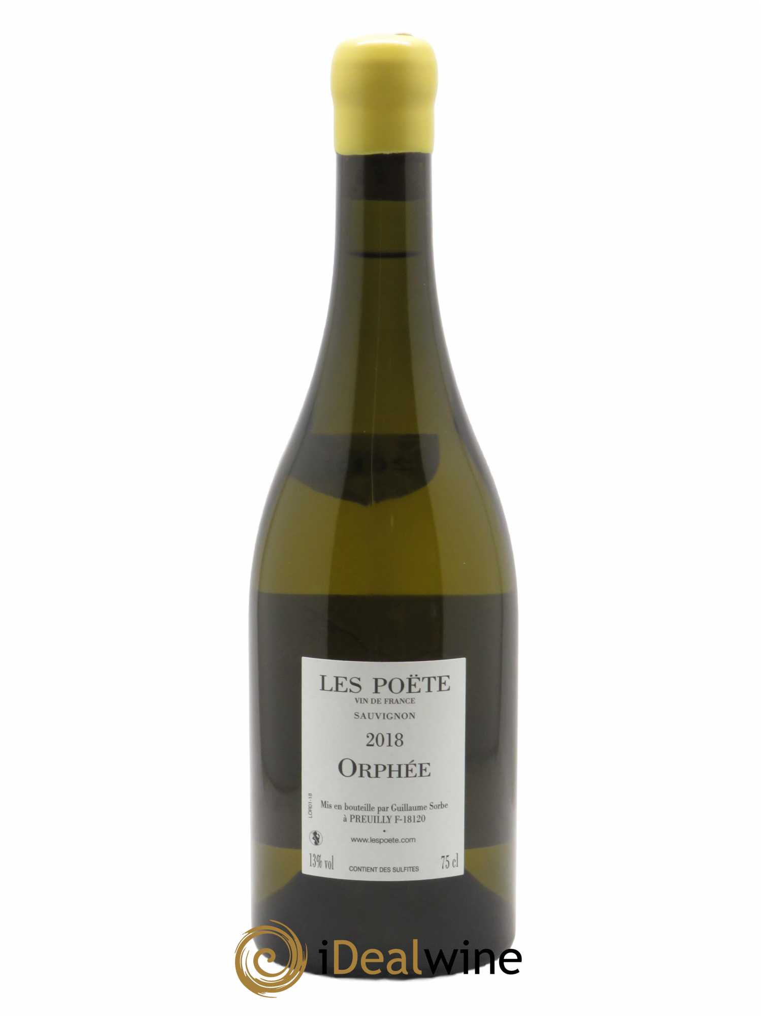 Vin de France (anciennement Reuilly) Orphée Les Poëte 2018 - Lot de 1 bouteille - 1
