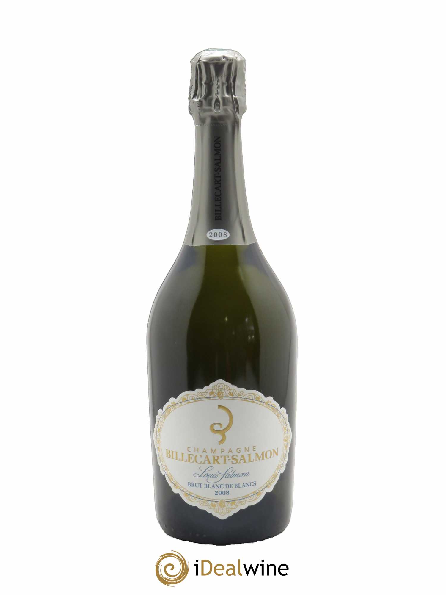 Louis Salmon Blanc de Blancs Brut Billecart-Salmon 2008 - Lot de 1 bouteille - 1