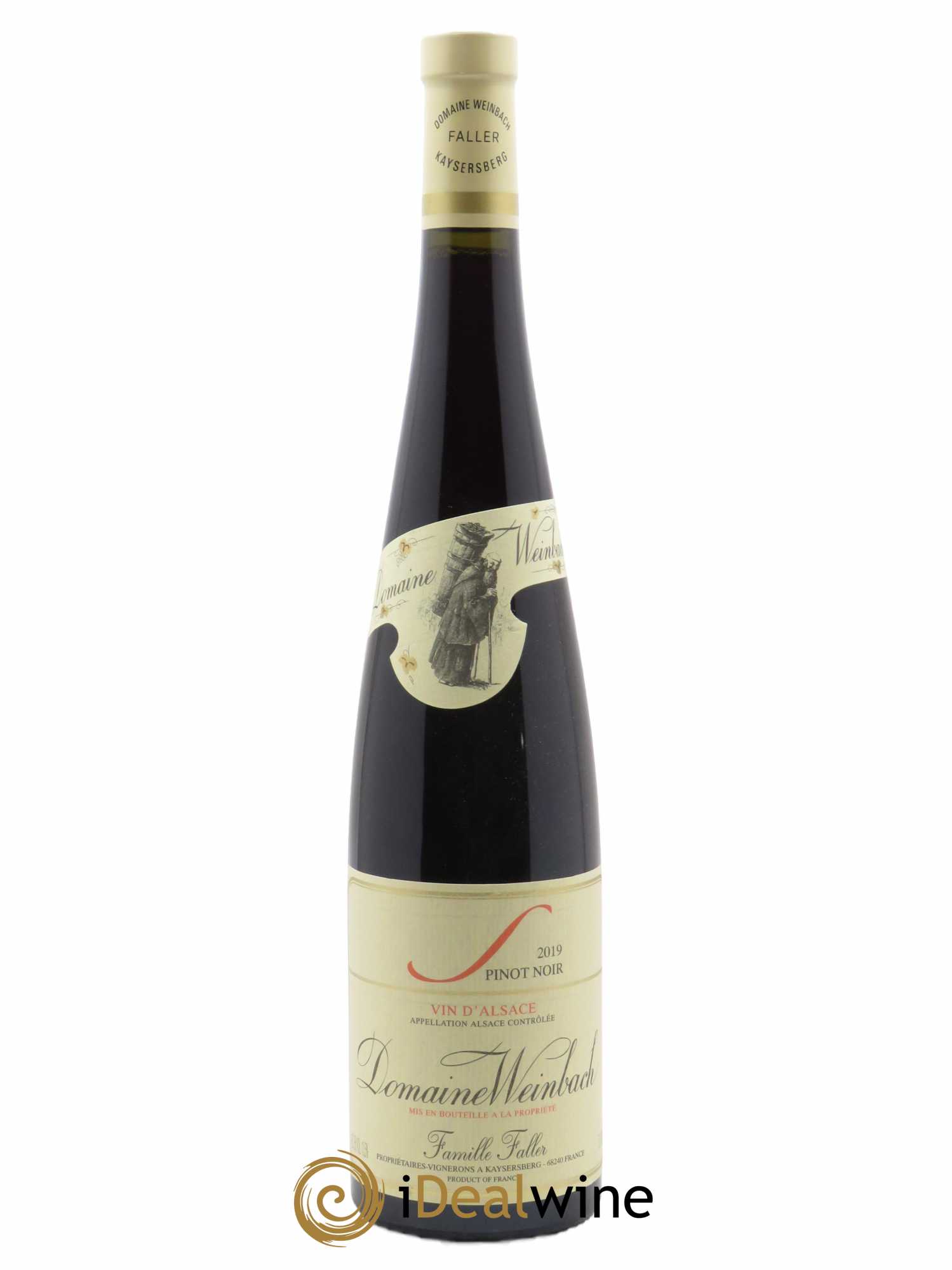 Alsace Pinot Noir S Weinbach (Domaine) 2019 - Lot de 1 bouteille - 0