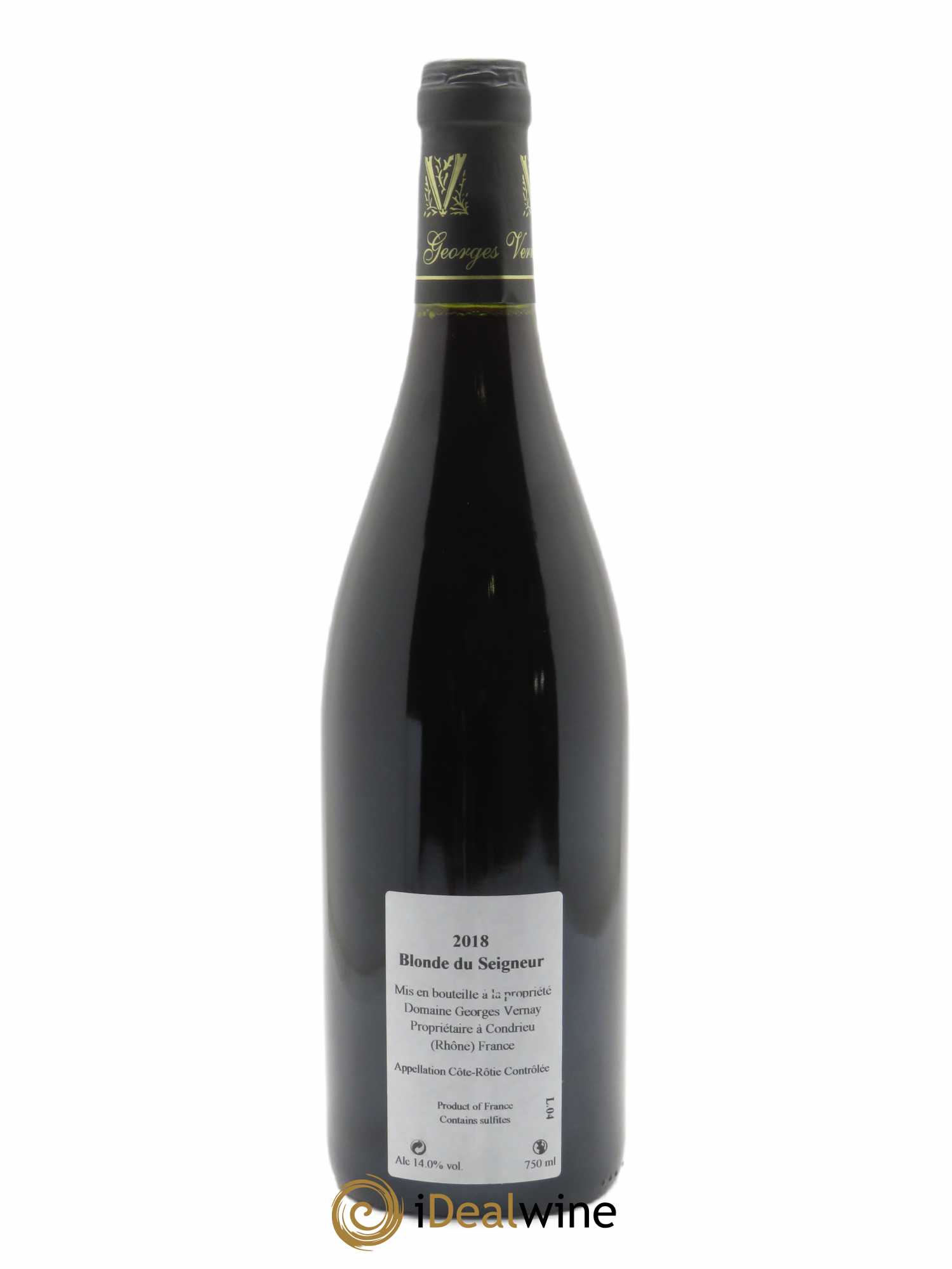 Côte-Rôtie Blonde du Seigneur Georges Vernay 2018 - Lot de 1 bouteille - 1