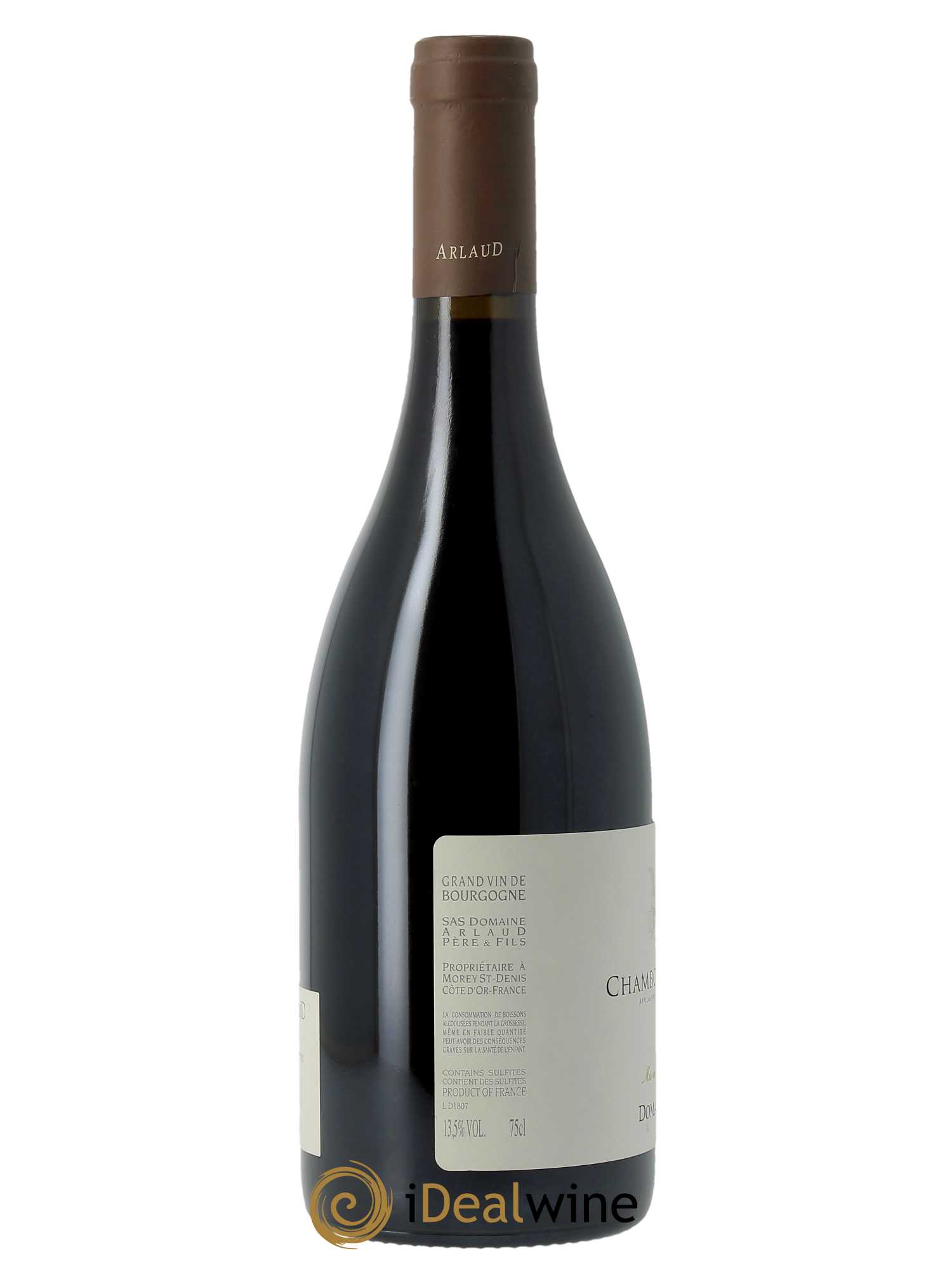 Chambolle-Musigny Arlaud 2018 - Lot de 1 bouteille - 1
