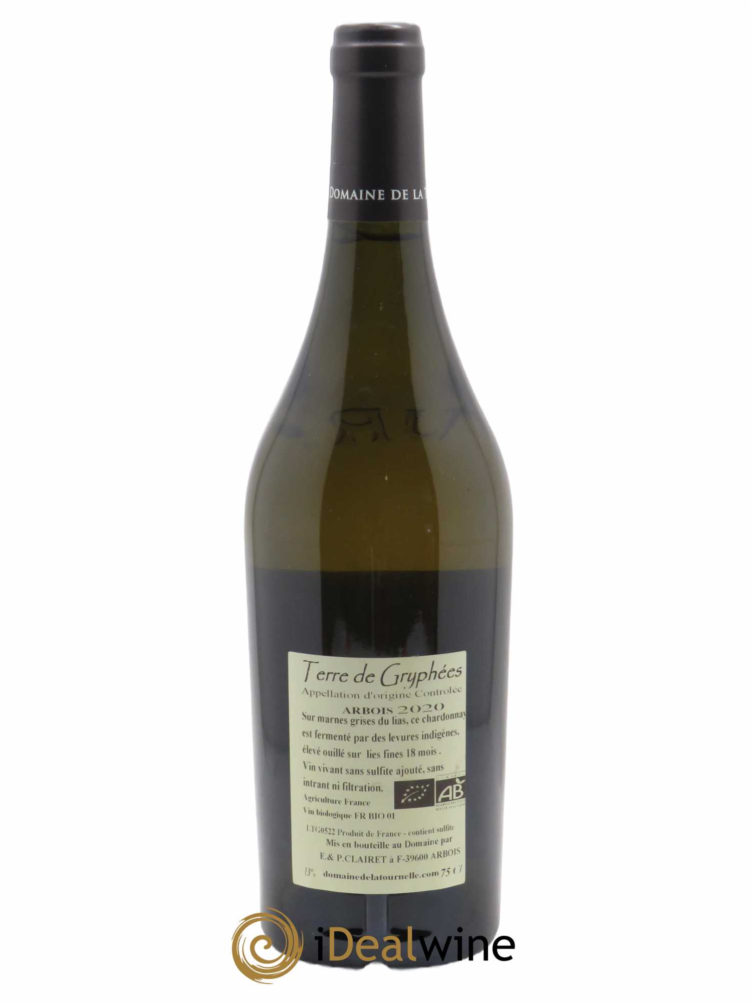 Arbois Terre De Gryphées Domaine de la Tournelle 2020 - Lot de 1 bouteille - 1
