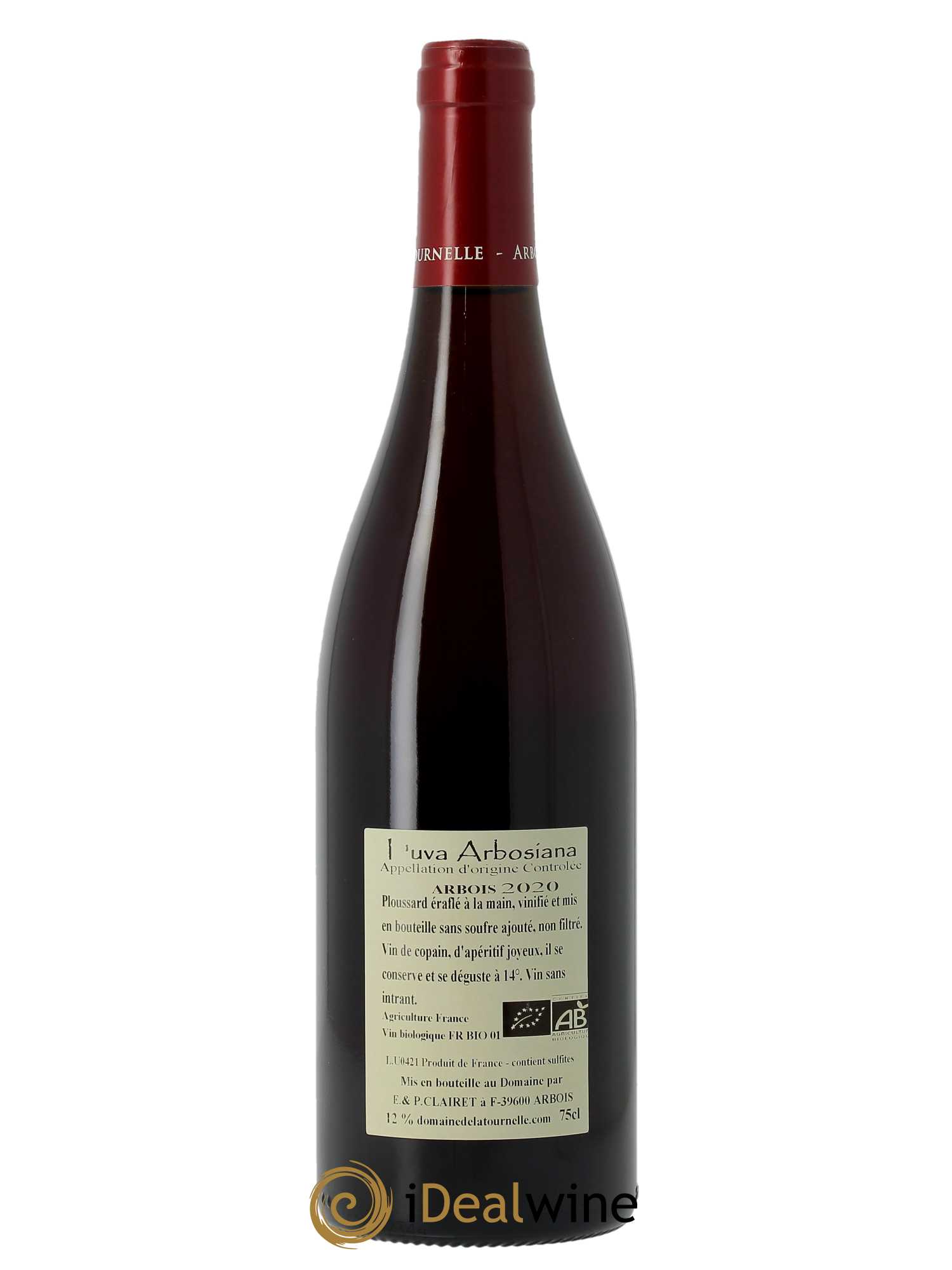 Arbois Uva Arbosiana Domaine de la Tournelle 2020 - Lot de 1 bouteille - 1