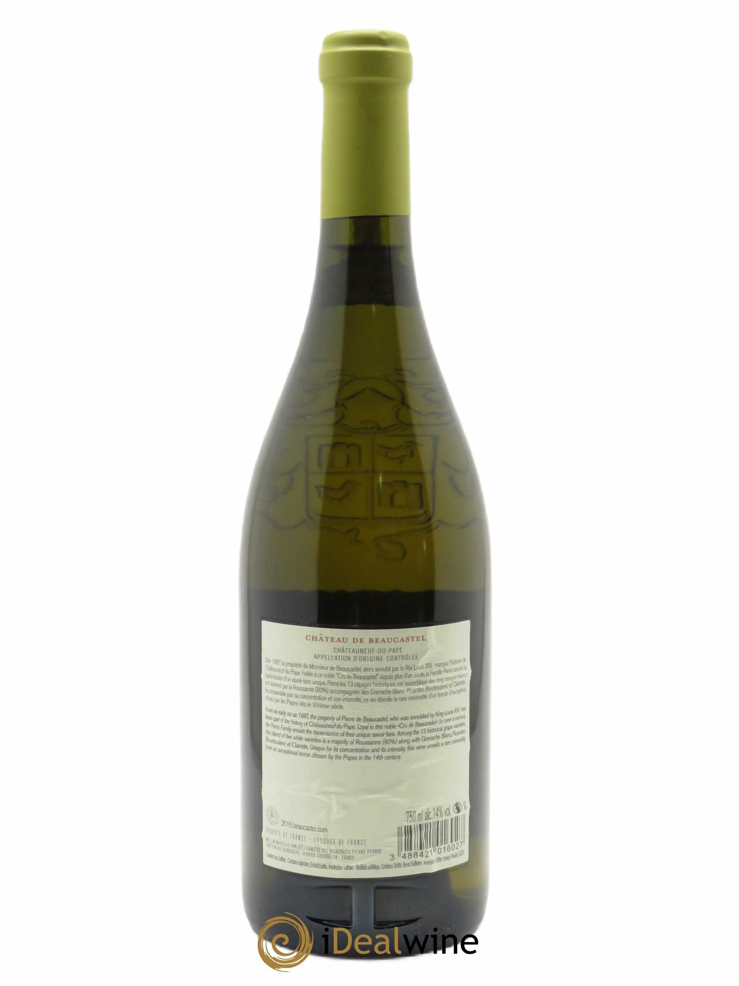 Châteauneuf-du-Pape Château de Beaucastel Famille Perrin 2016 - Lot de 1 bouteille - 1