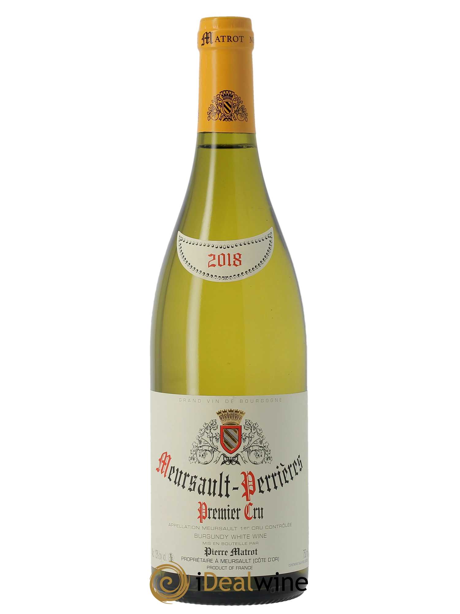 Meursault 1er Cru Perrières Matrot (Domaine) 2018 - Lot de 1 bouteille - 0