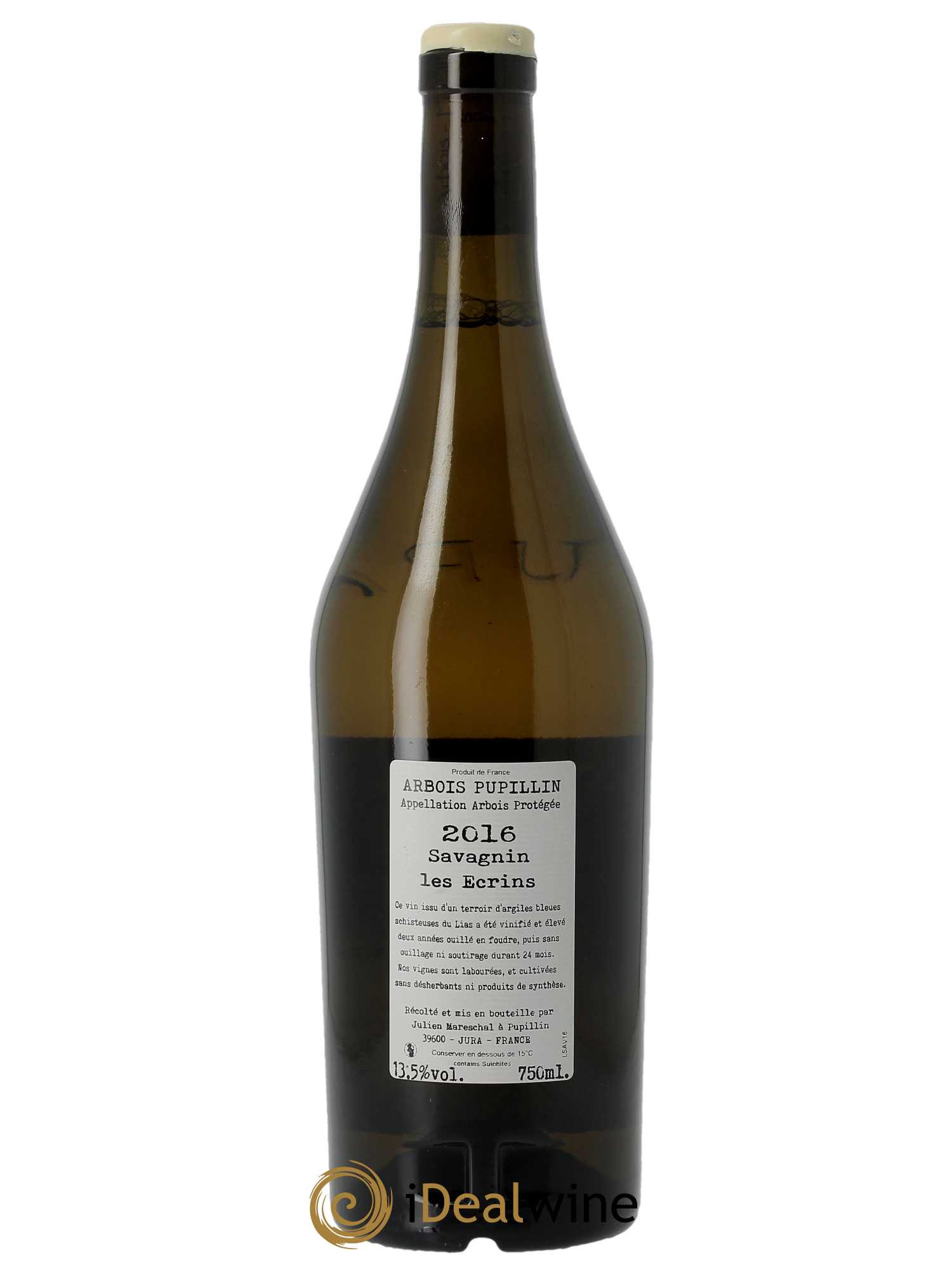 Arbois-Pupillin Savagnin Les Ecrins Domaine de la Borde 2016 - Lot de 1 bouteille - 1