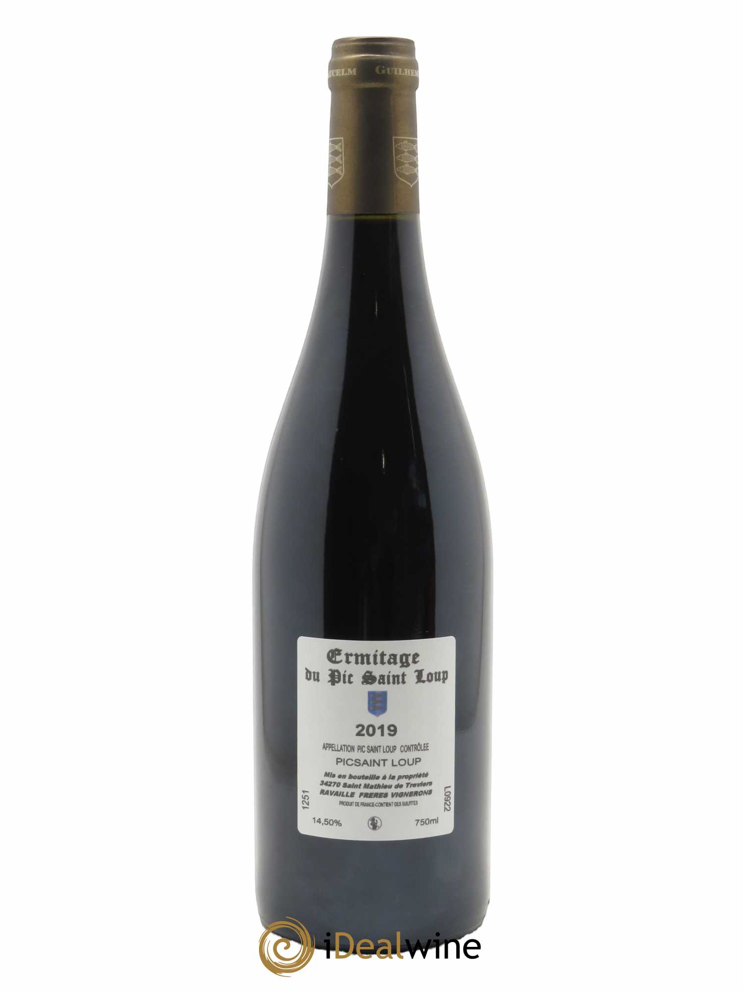 Pic Saint-Loup Héritage du Pic Saint-Loup (anciennement Ermitage) Guilhem Gaucelm 2019 - Lot de 1 bouteille - 1