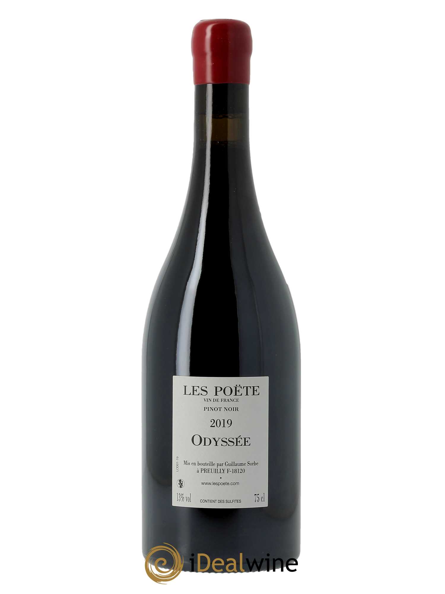 Reuilly Odyssée Les Poëte 2019 - Lot de 1 bouteille - 1