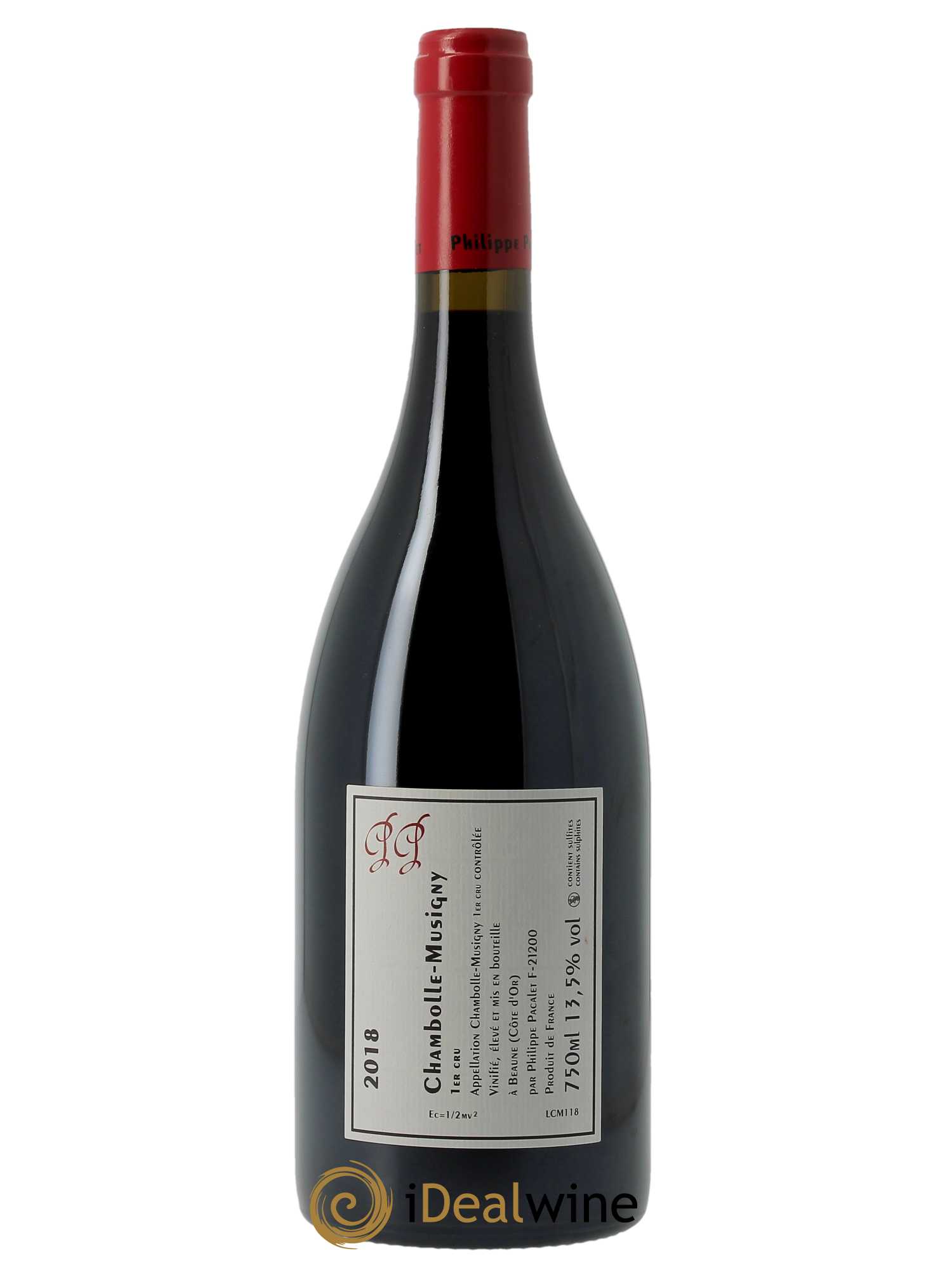 Chambolle-Musigny 1er Cru Philippe Pacalet 2018 - Lot of 1 bottle - 1