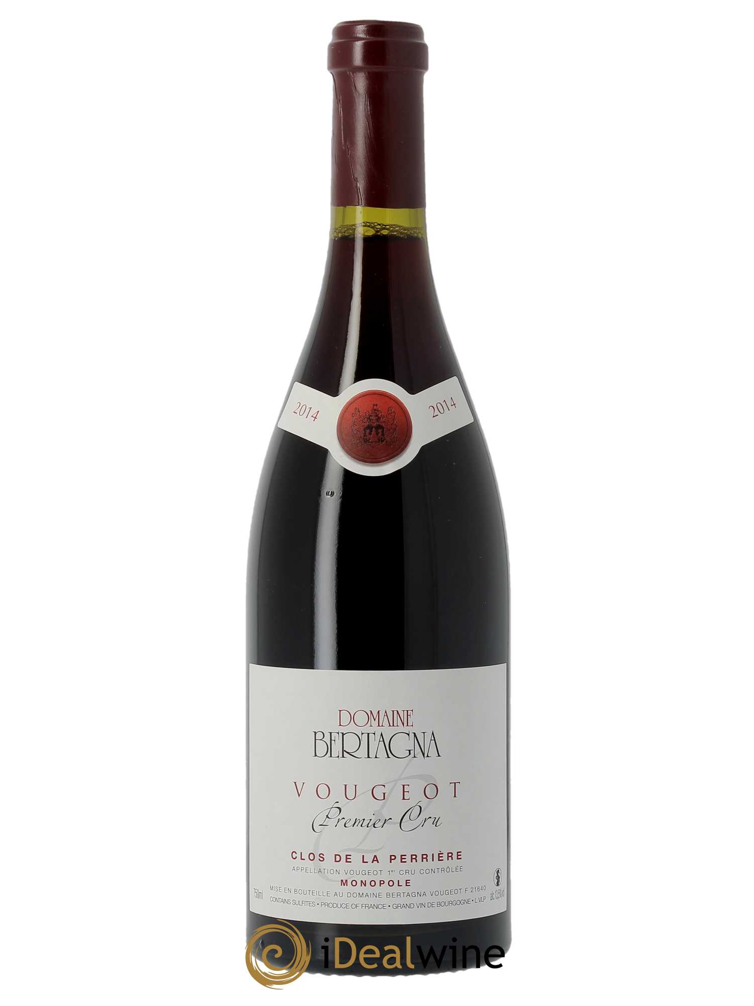 Vougeot 1er Cru Clos de La Perrière Monopole Bertagna 2014 - Lot de 1 bouteille - 0