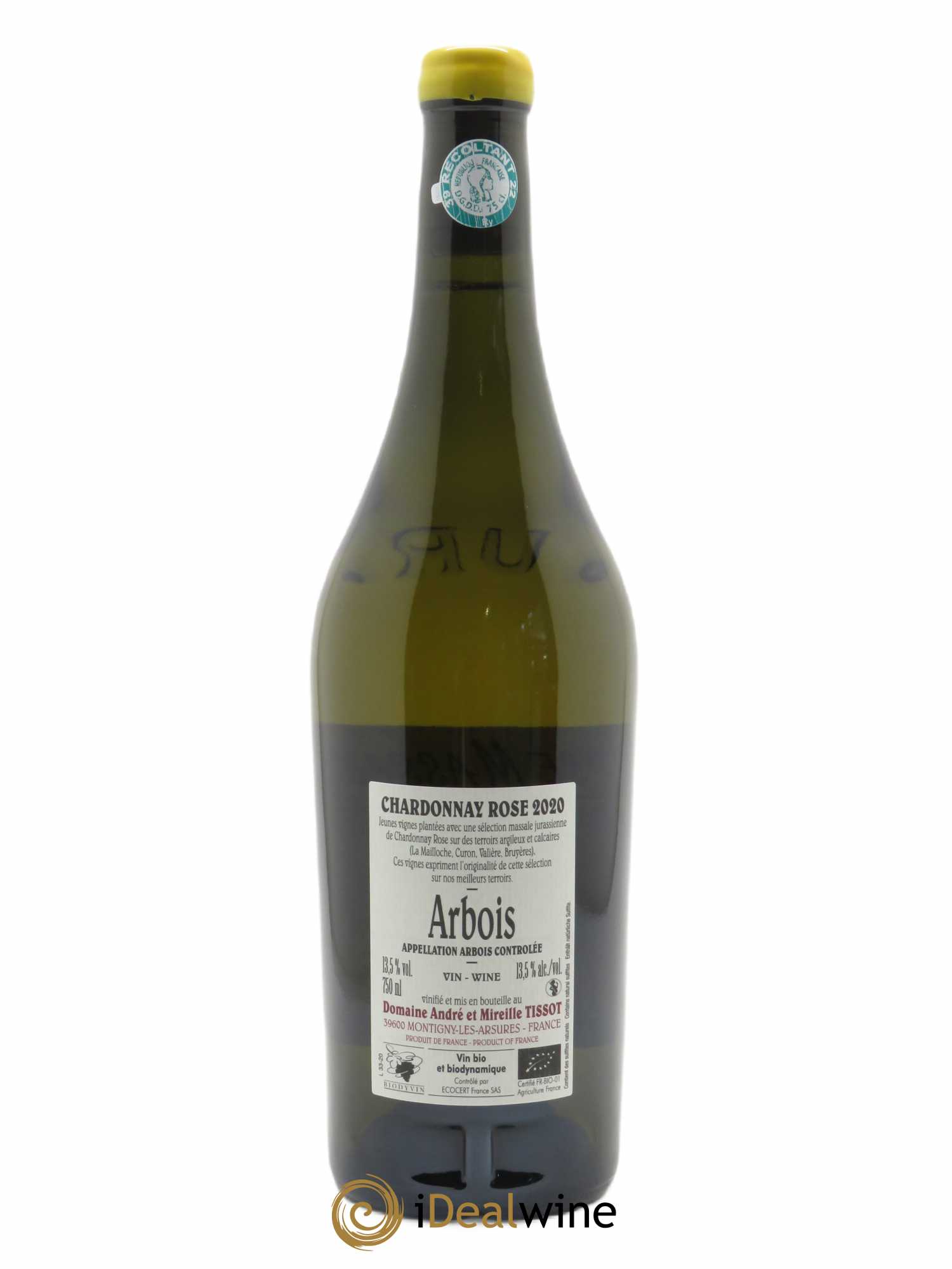 Arbois Rose Massale Bénédicte et Stéphane Tissot 2020 - Lot de 1 bouteille - 1