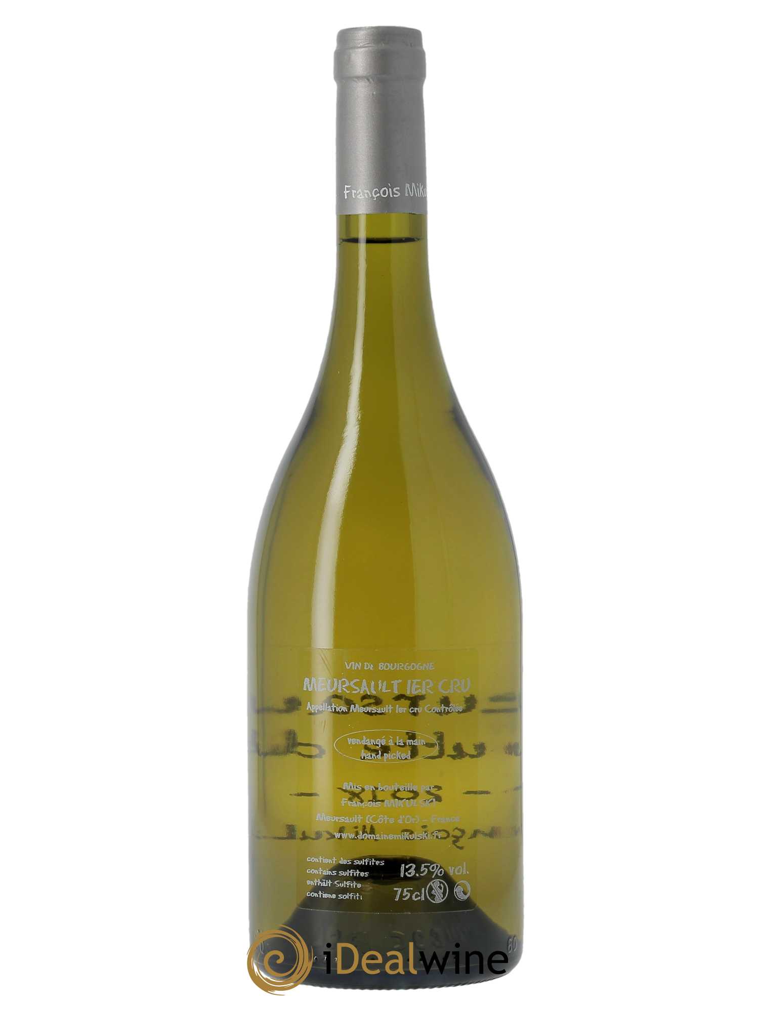 Meursault 1er Cru Goutte d'Or François Mikulski 2018 - Lot de 1 bouteille - 1