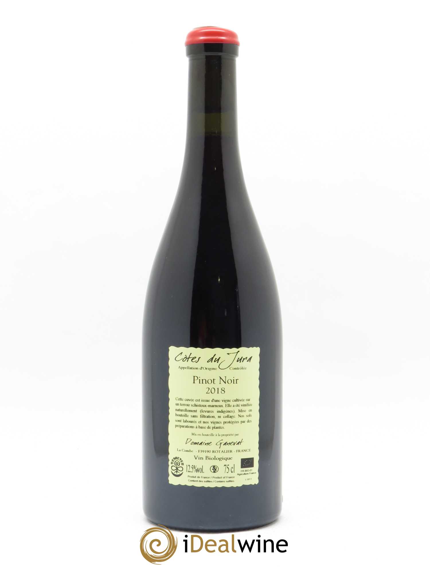 Côtes du Jura Pinot Noir En Billat Jean-François Ganevat (Domaine) 2018 - Lot de 1 bouteille - 1