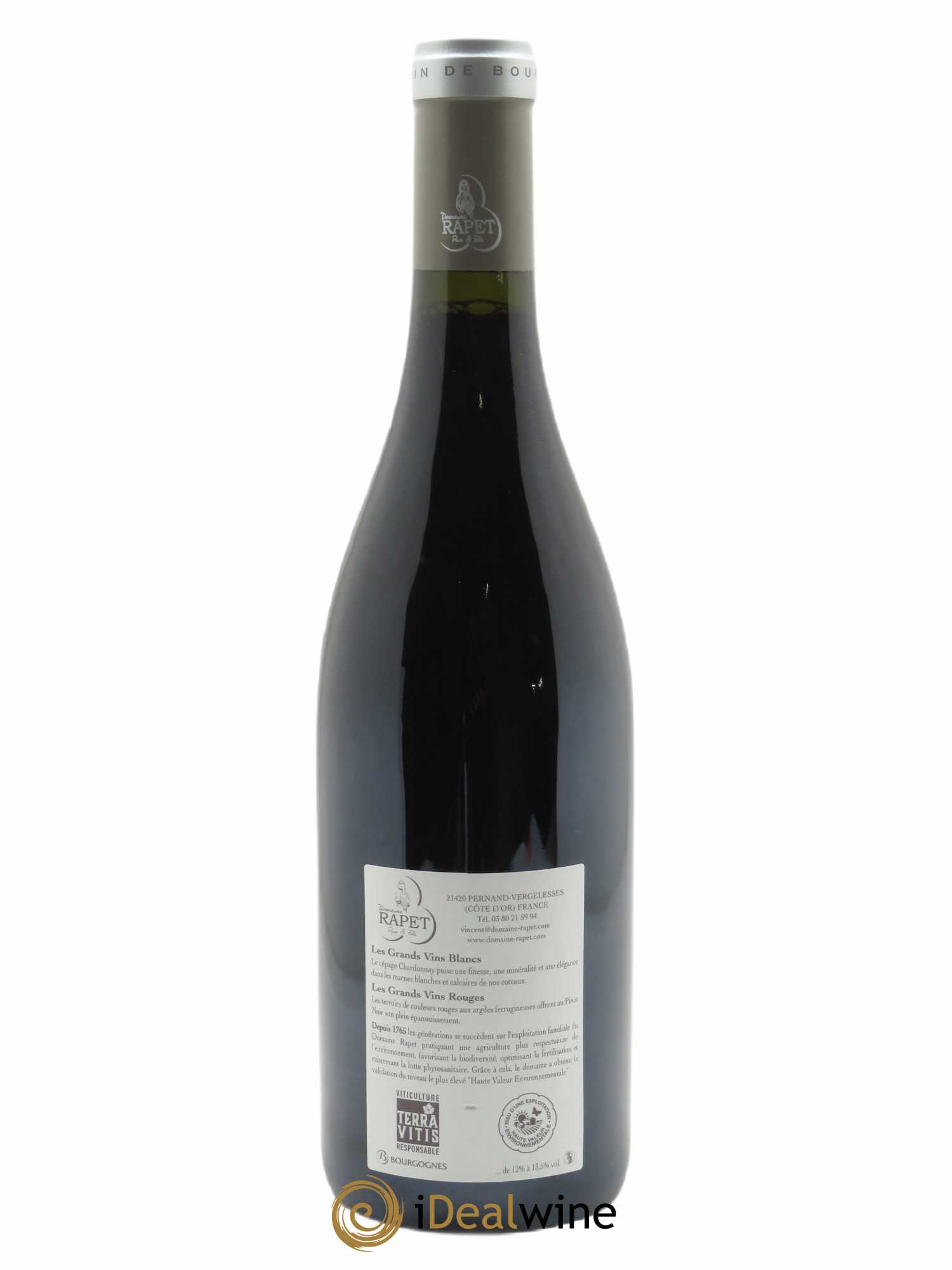 Beaune 1er Cru Les Cents Vignes Rapet Père & Fils 2018 - Lot of 1 bottle - 1
