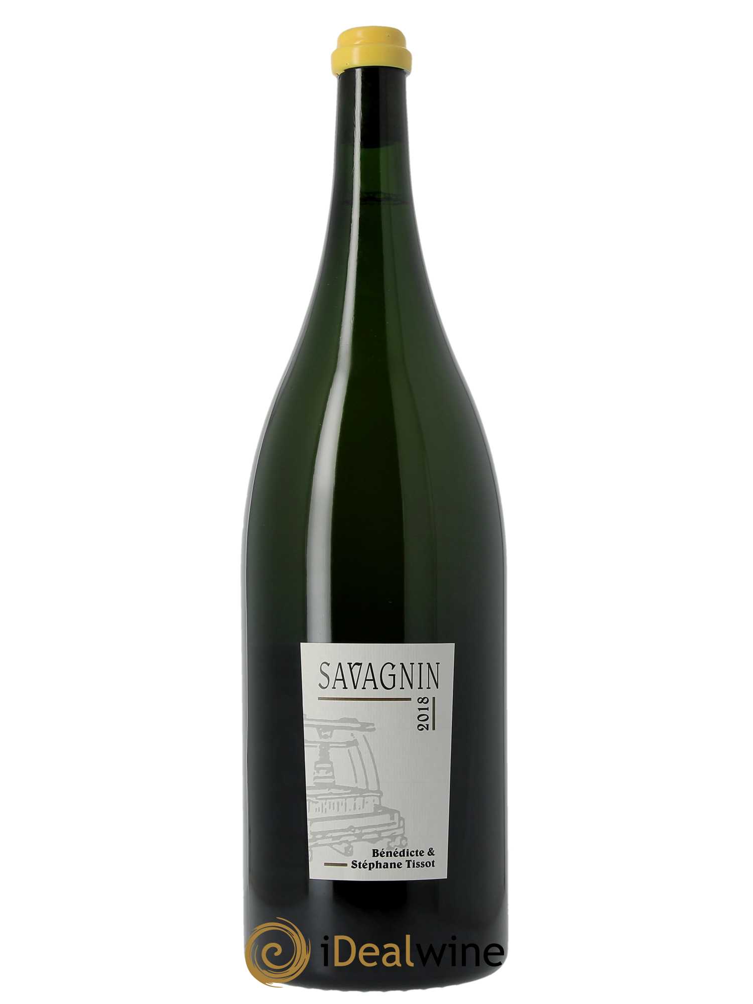 Arbois Savagnin Bénédicte et Stéphane Tissot 2018 - Lot de 1 double magnum - 0
