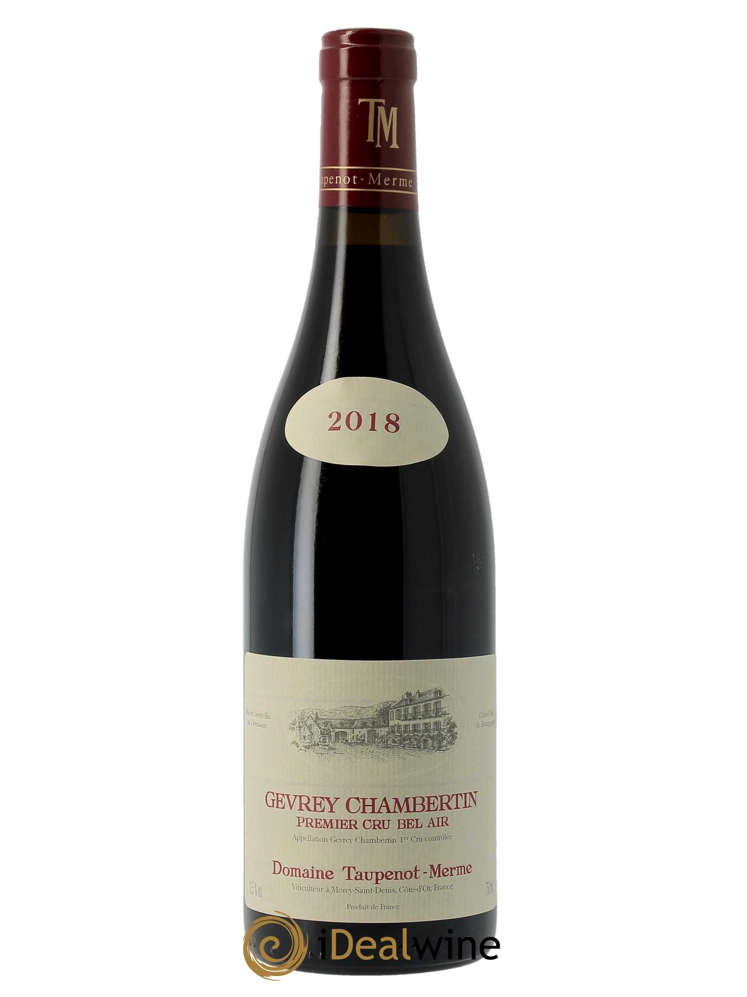 Gevrey-Chambertin 1er Cru Bel Air Taupenot-Merme 2018 - Lot of 1 bottle - 0