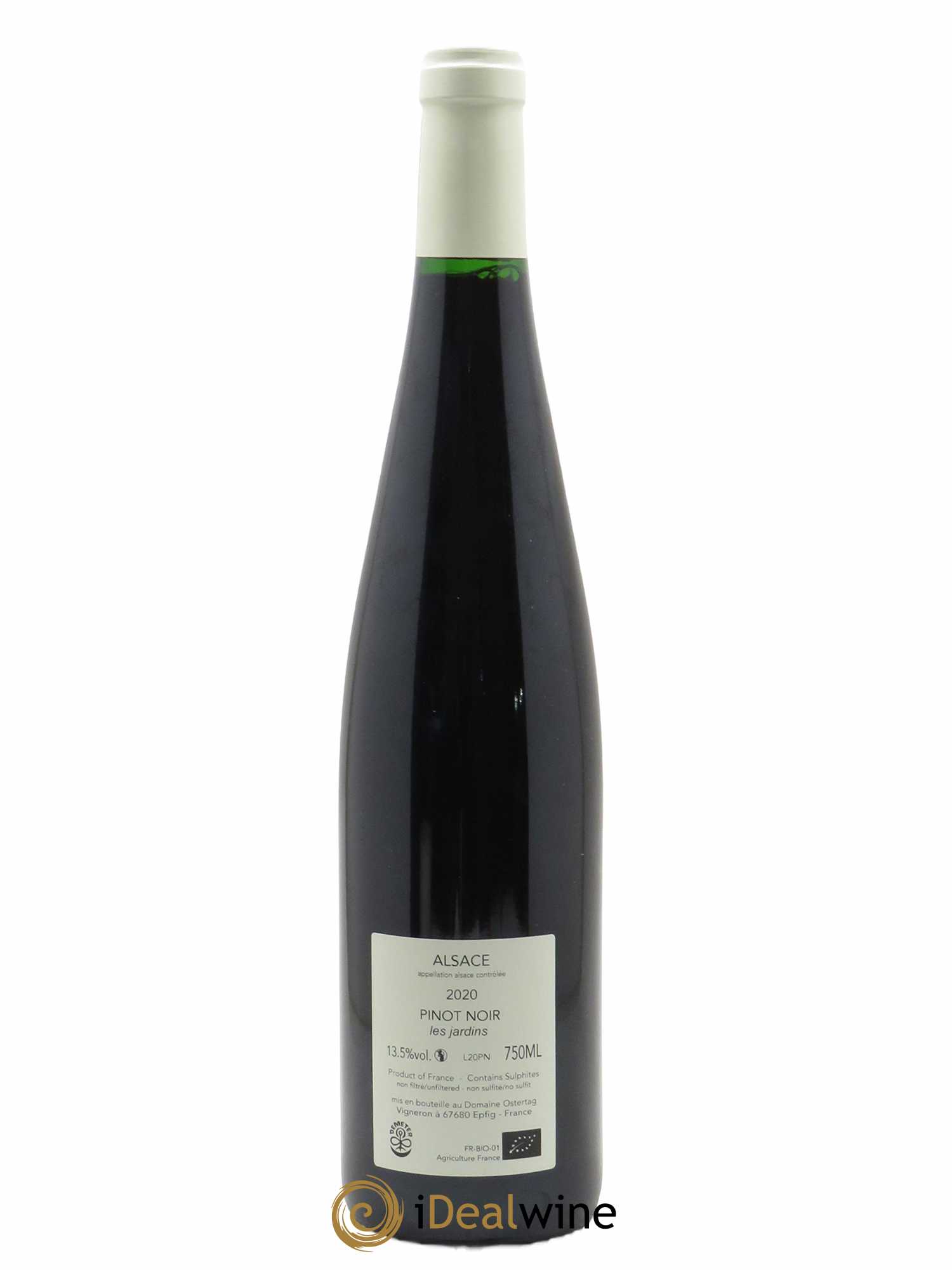 Alsace Pinot Noir Les Jardins Ostertag (Domaine) 2020 - Lot de 1 bouteille - 1