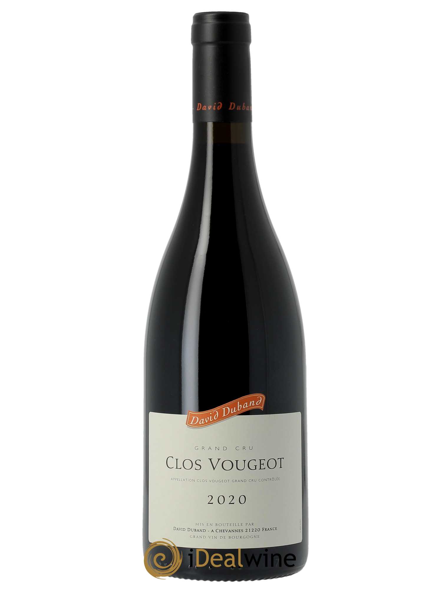 Clos de Vougeot Grand Cru David Duband (Domaine) 2020 - Lot of 1 bottle - 0