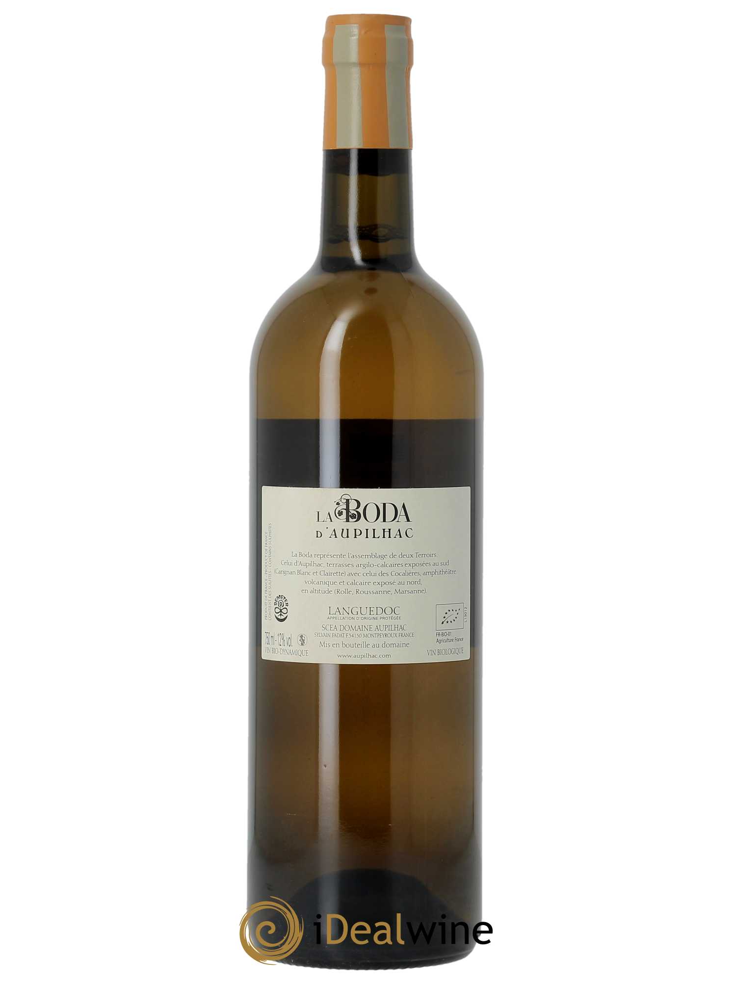 Languedoc Domaine d'Aupilhac La Boda Sylvain Fadat 2019 - Lot of 1 bottle - 1