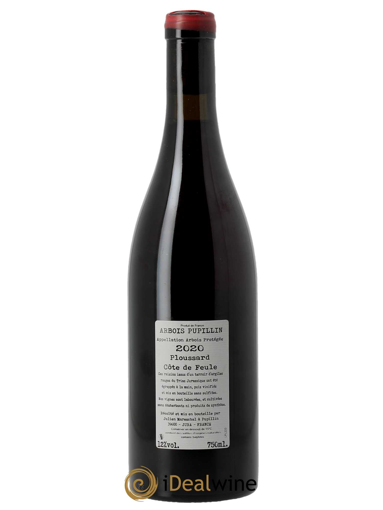 Arbois Pupillin Ploussard Côte de Feule Domaine de la Borde 2020 - Lot de 1 bouteille - 1